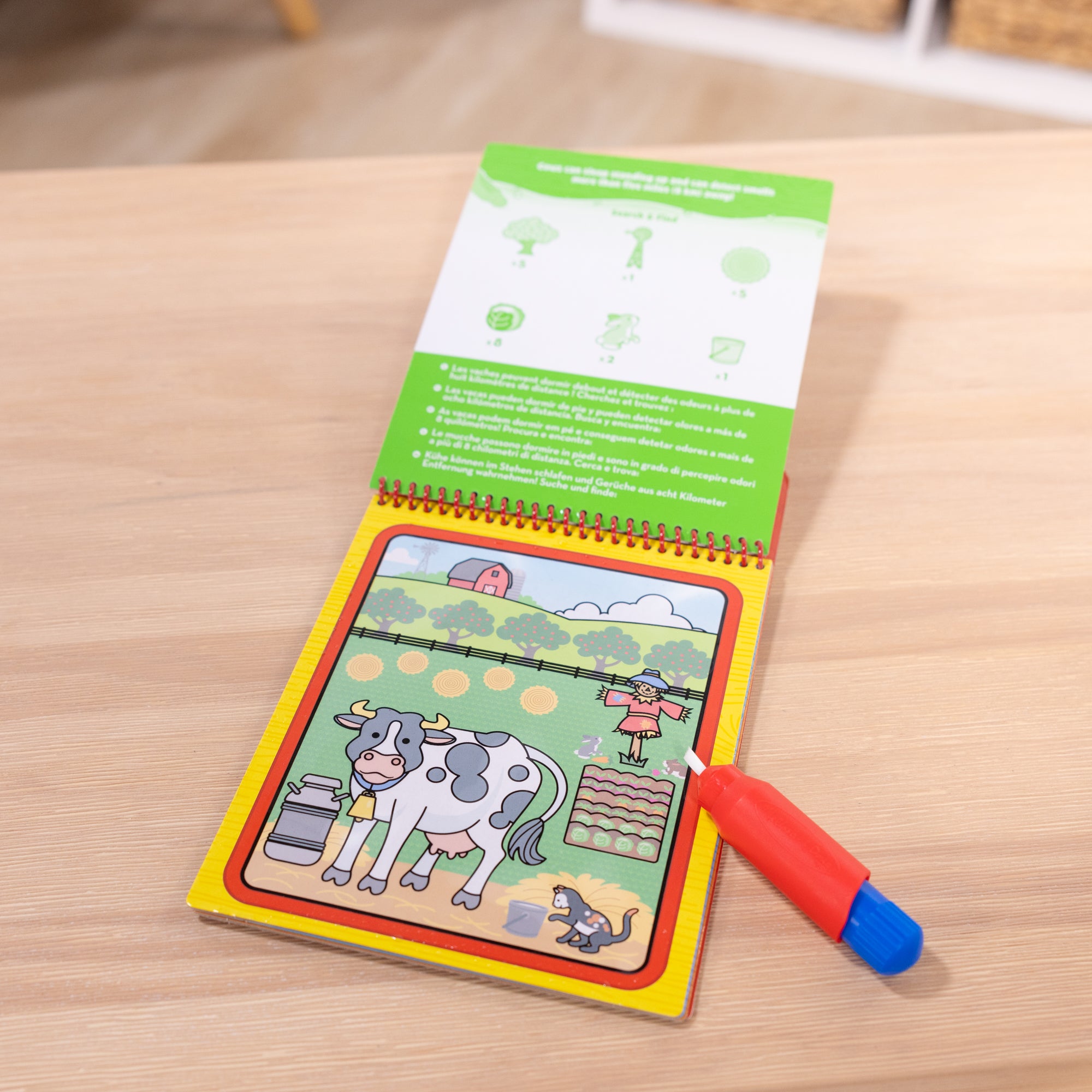 Farm Themed Water Wow! Color Reveal Activity Pad - Mess-Free Travel Toy for Kids, Perfect for Road Trips & Airplane Travel