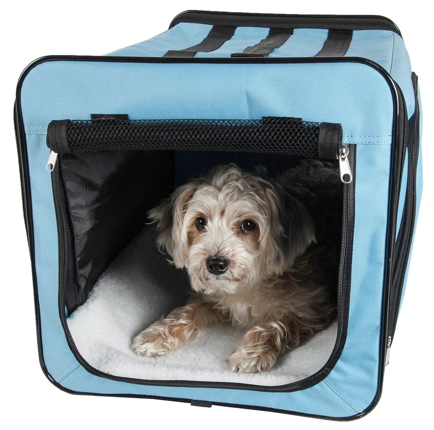Portable Folding Dog Crate - Lightweight Travel Pet Carrier for Small to Medium Dogs | Perfect for Camping, Road Trips & Home Use