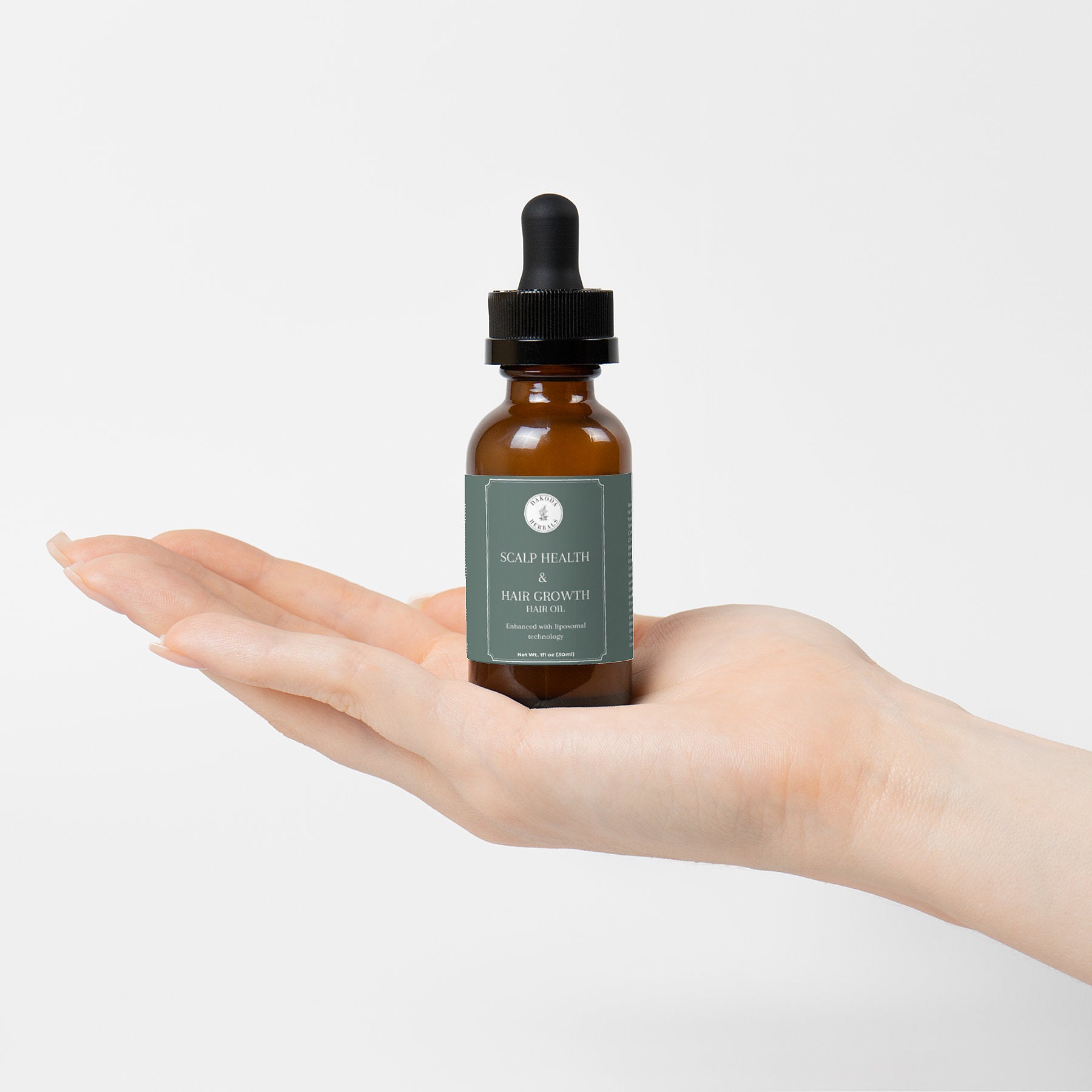 Organic Hair Growth Oil for Scalp Health - Nourishing Treatment for Dry, Damaged Hair - Promotes Thicker, Stronger Hair Growth - Perfect for Daily Hair Care Routine & Scalp Massage