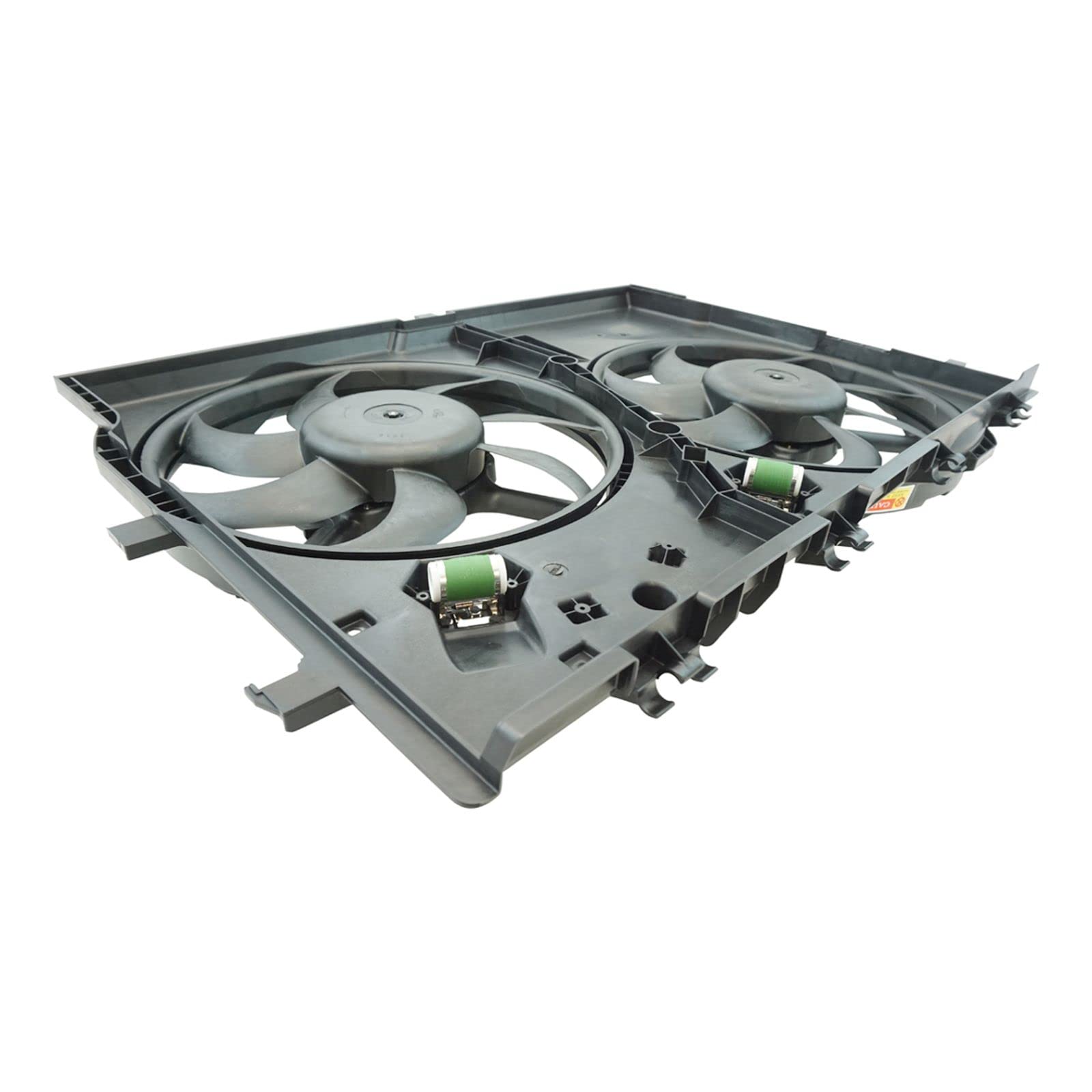 High-Performance Radiator Dual Cooling Fan Assembly for 2014-2019 Ram ProMaster 1500/2500/3500 - CH3115186 Replacement Part | Perfect for Overheating Prevention & Heavy-Duty Towing