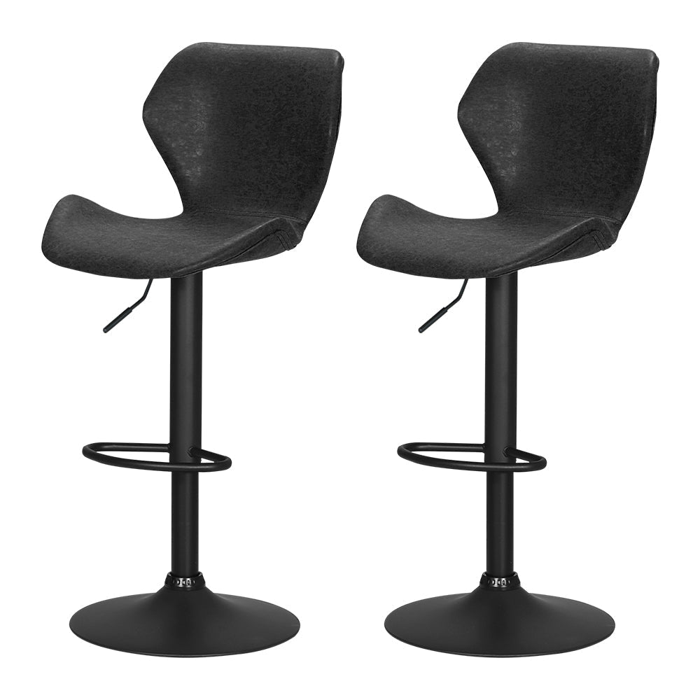 Artiss Set of 2 Swivel Bar Stools - 24