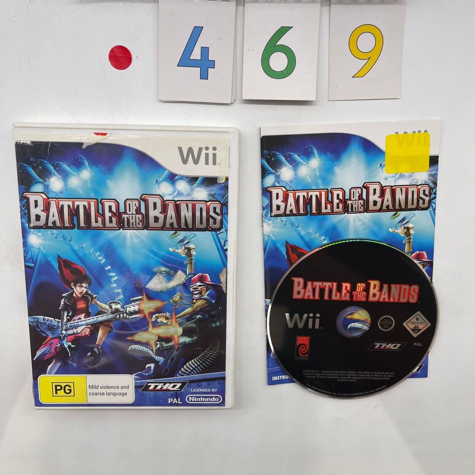Battle Of The Bands Nintendo Wii Game with Manual - PAL Version | Fun Music Party Game for Family & Friends