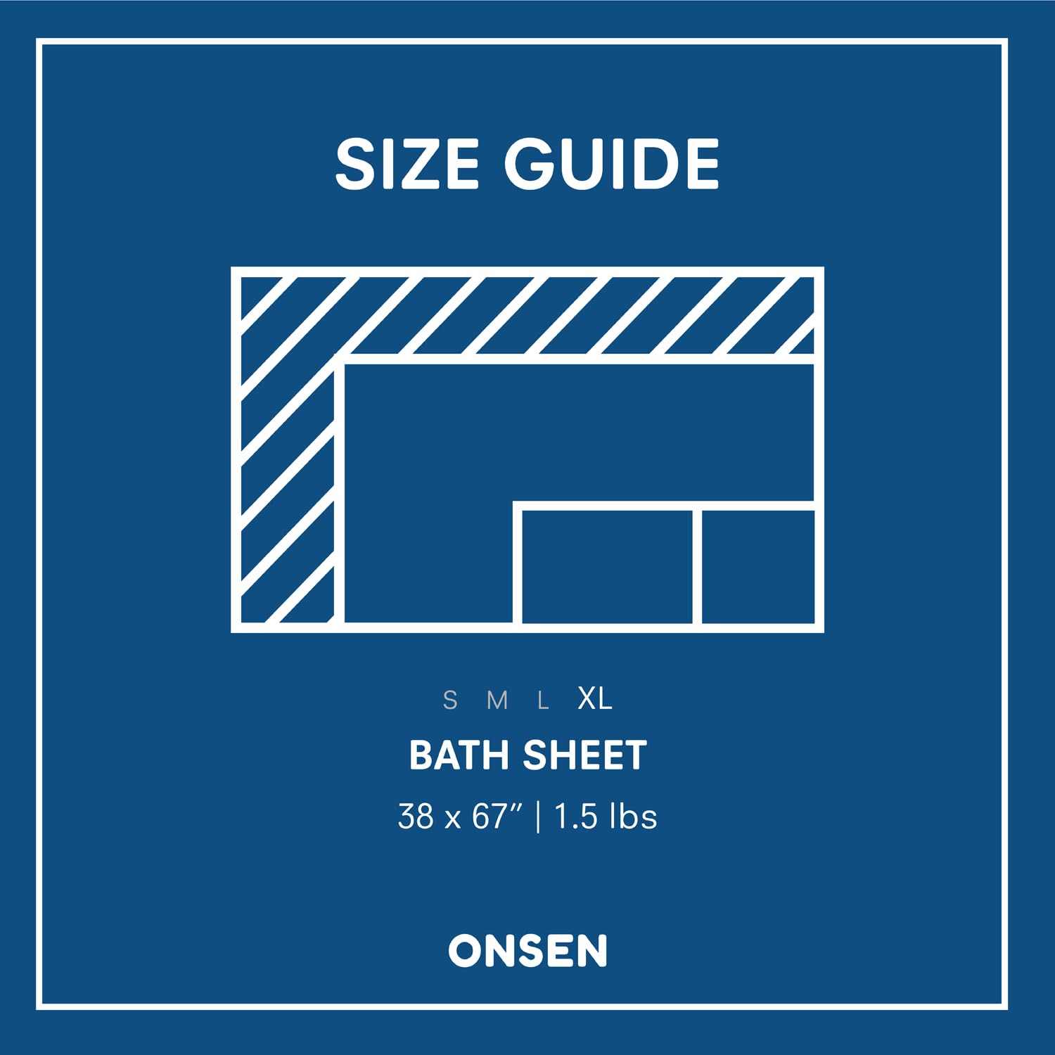 Premium ONSEN® Bath Sheet - 100% Supima Cotton, Ultra Soft & Lightweight, Cinder Grey - Perfect for Spa, Luxury Bath & Hotel Style Bathroom Experience
