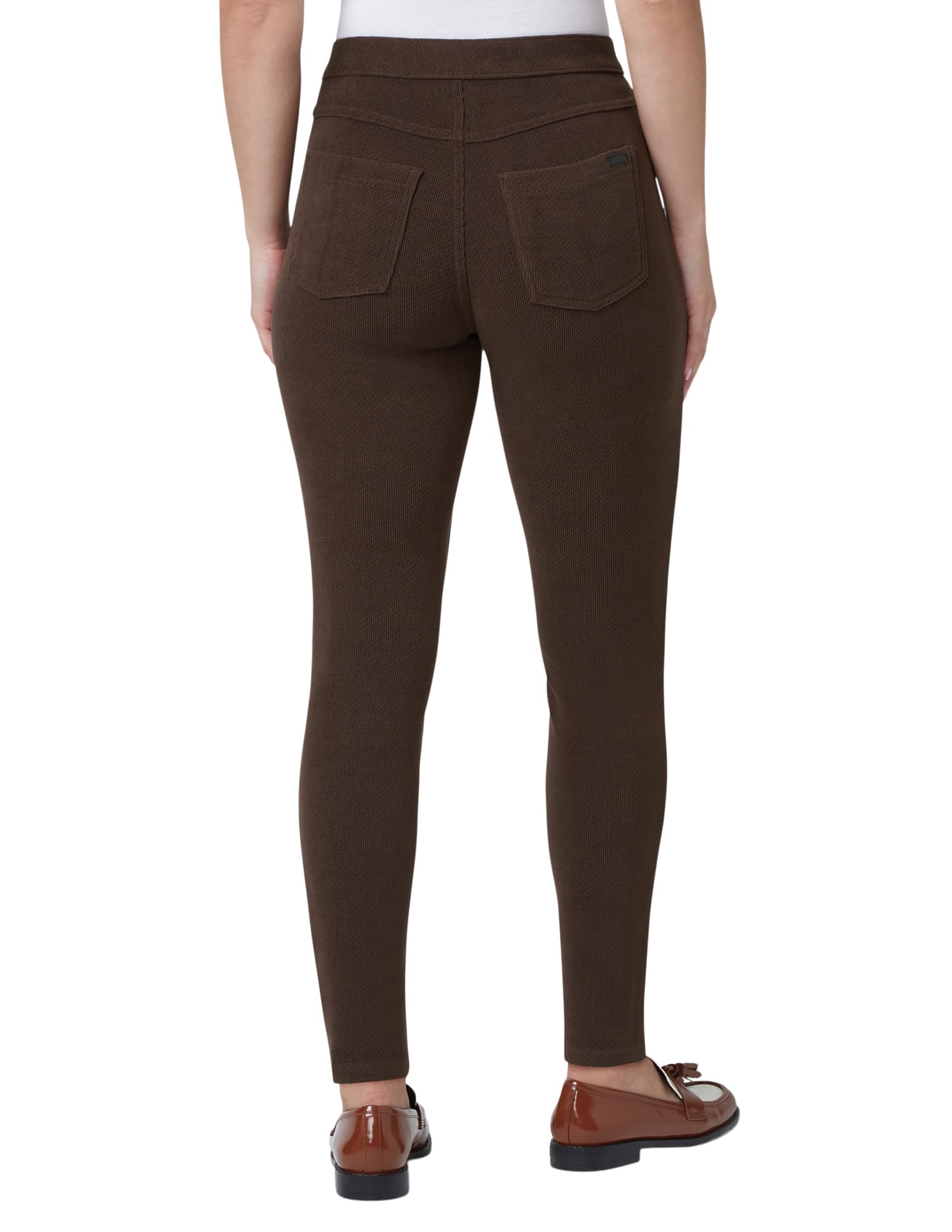 HUE Women's Soft Twill Jean Style Leggings - Comfortable Stretchy Jeggings for Everyday Wear | Perfect for Work, Yoga & Casual Outfits
