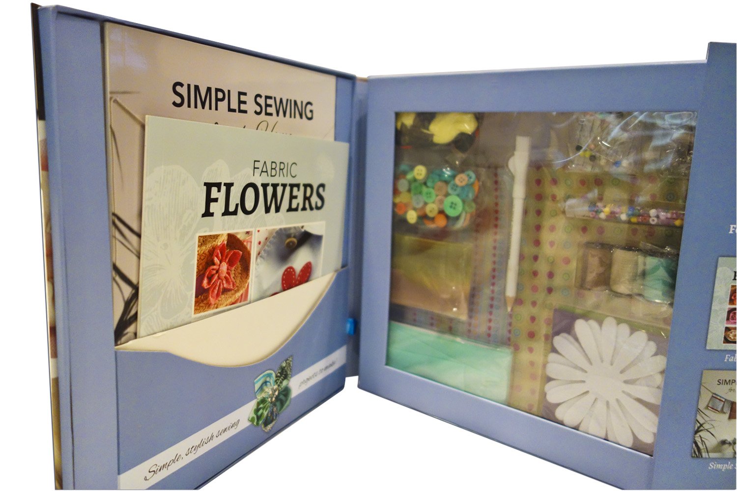 SpiceBox Multicolor Sewing Kit for Beginners - Complete DIY Craft Set with Needles, Thread & Buttons - Perfect for Home, School & Travel Projects