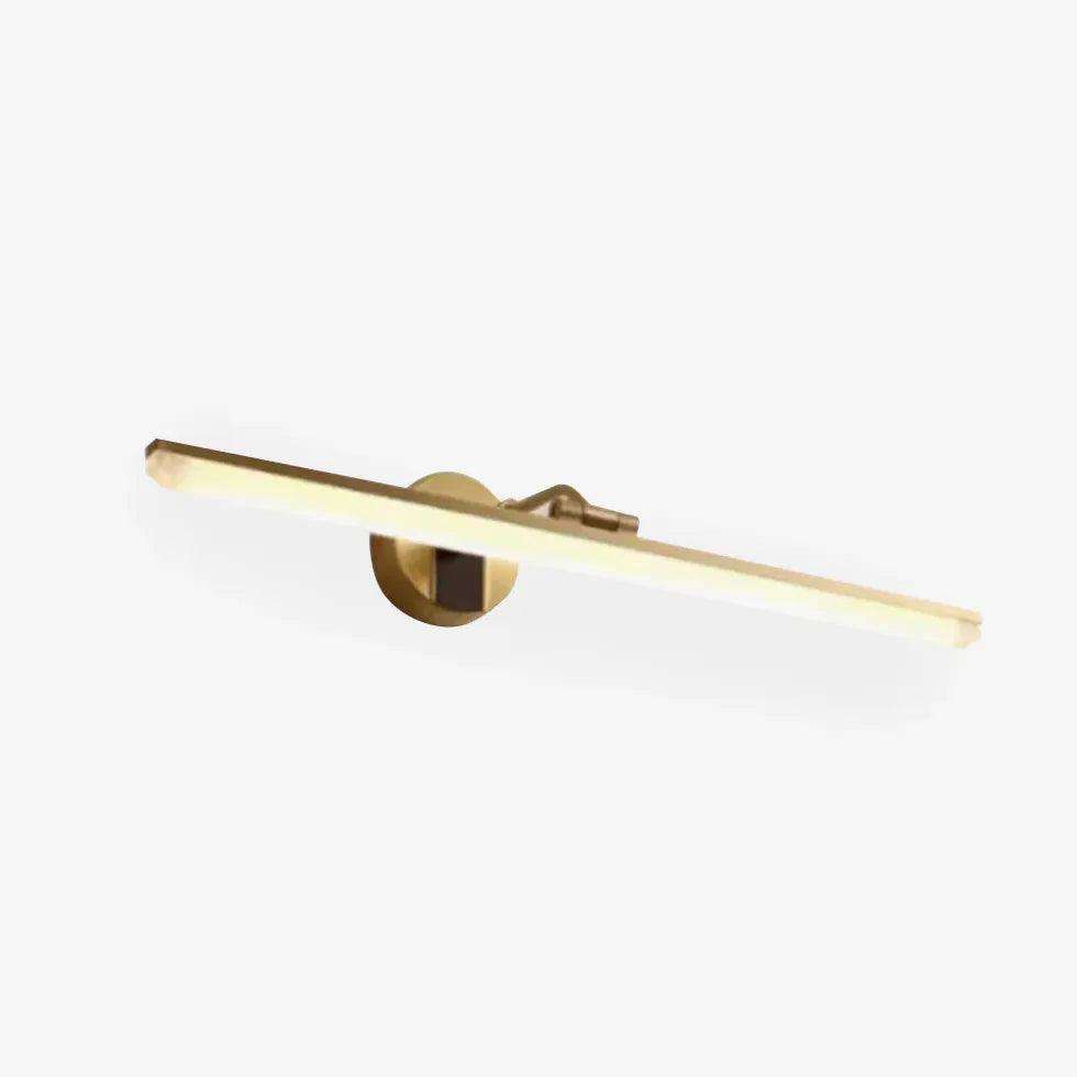Vintage Brass LED Mirror Lights - Elegant Vanity Lighting for Bathroom & Dressing Room Makeup
