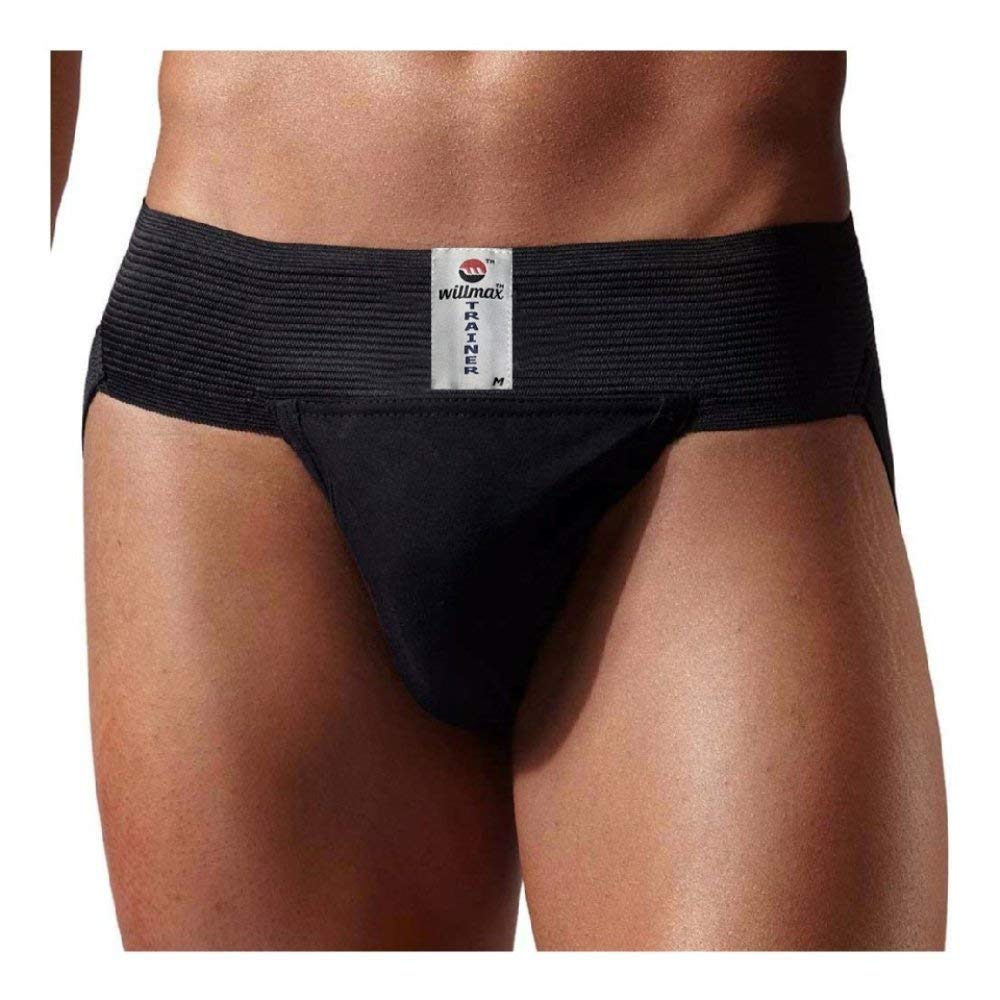WMX Gym Cotton Athletic Support Briefs with Cup Pocket - Pack of 2 | Comfortable Workout Underwear for Men | Perfect for Weightlifting, Running & Sports Training