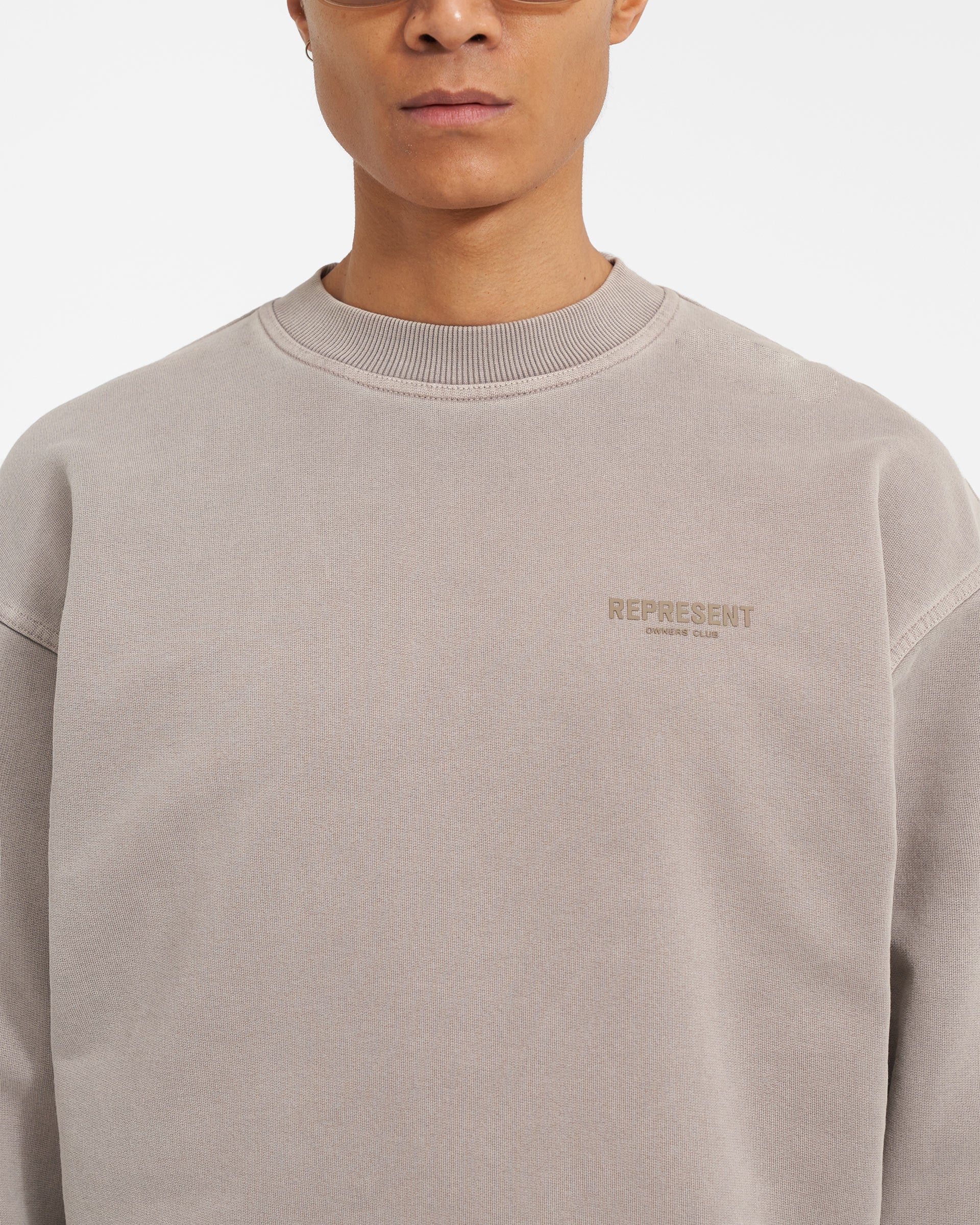 Represent Owners Club Sweater - Premium Mushroom Knit Pullover for Men & Women | Cozy Streetwear Fashion for Fall & Winter | Perfect for Casual Outings, Date Nights, and Urban Lifestyle
