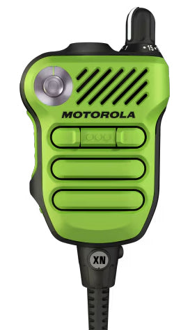 Motorola XVN500 (PMMN4162A) Two-Way Radio Remote Speaker Microphone - Hands-Free Communication for Construction, Security & Outdoor Activities