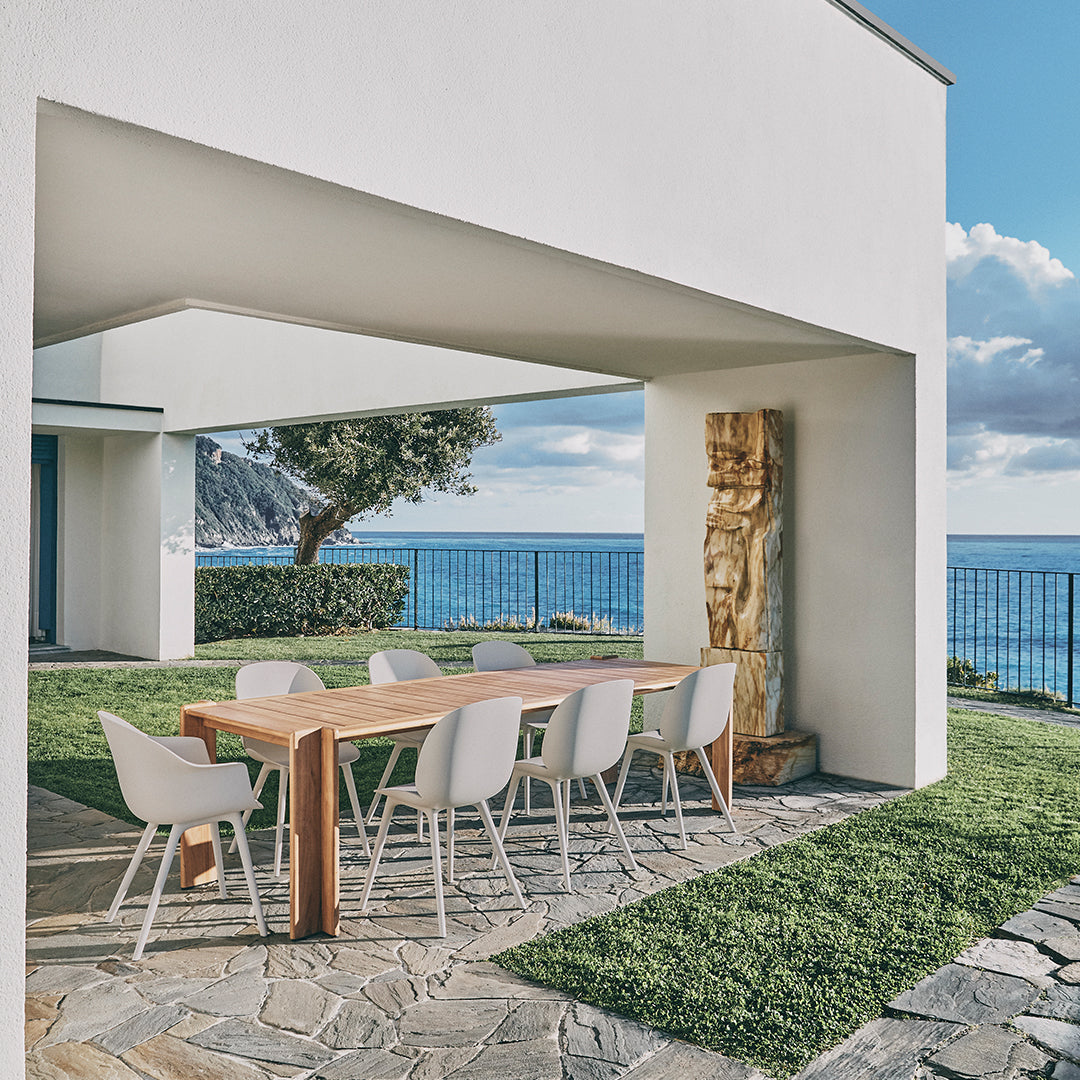 Modern Atmosfera Dining Table - Elegant Wooden Kitchen Table for 6-8 People, Perfect for Family Dinners & Entertaining Guests