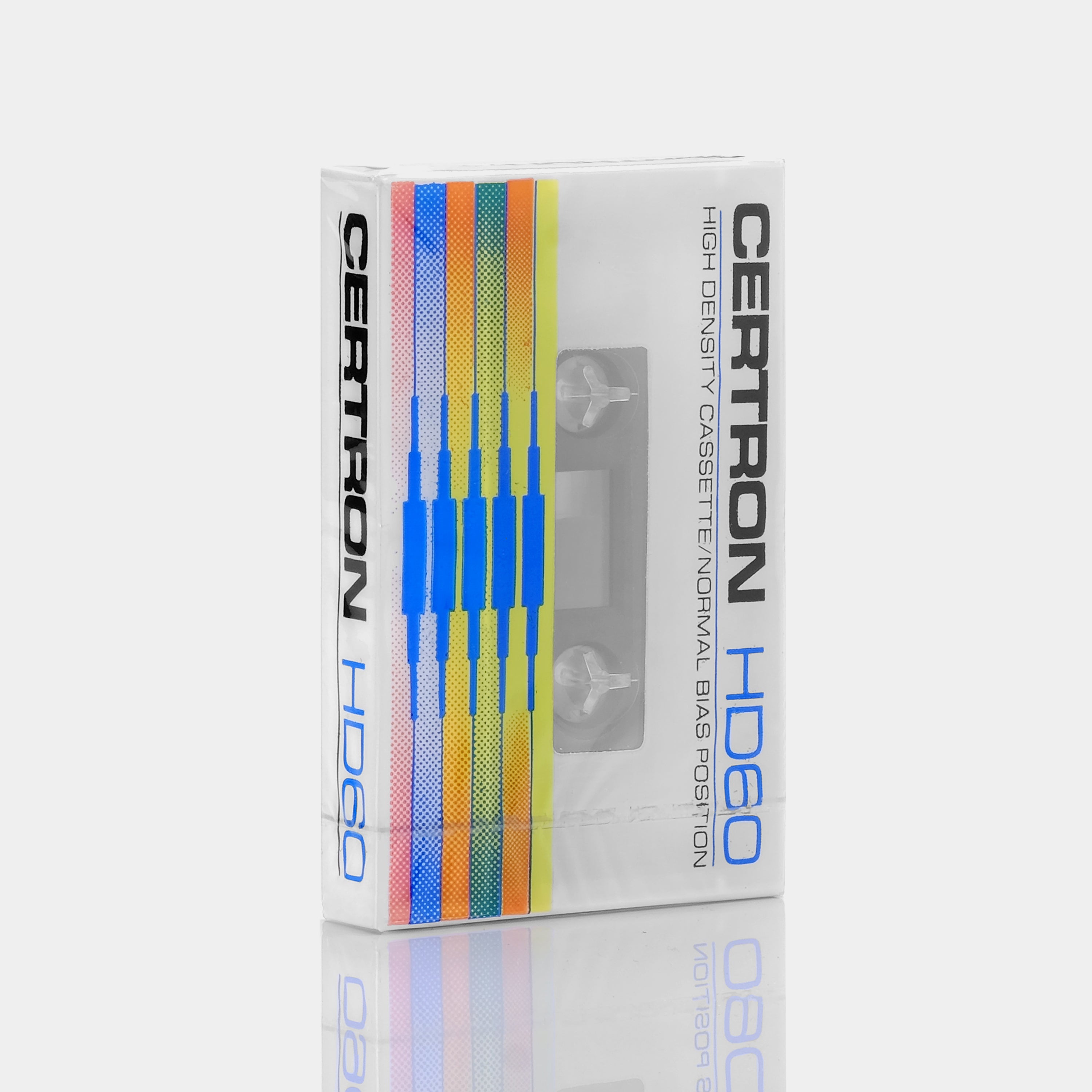 Certron HD60 Type I 60 Minute Blank Cassette Tapes - High Quality Audio Recording for Music, Voice Memos & Vintage Stereo Systems