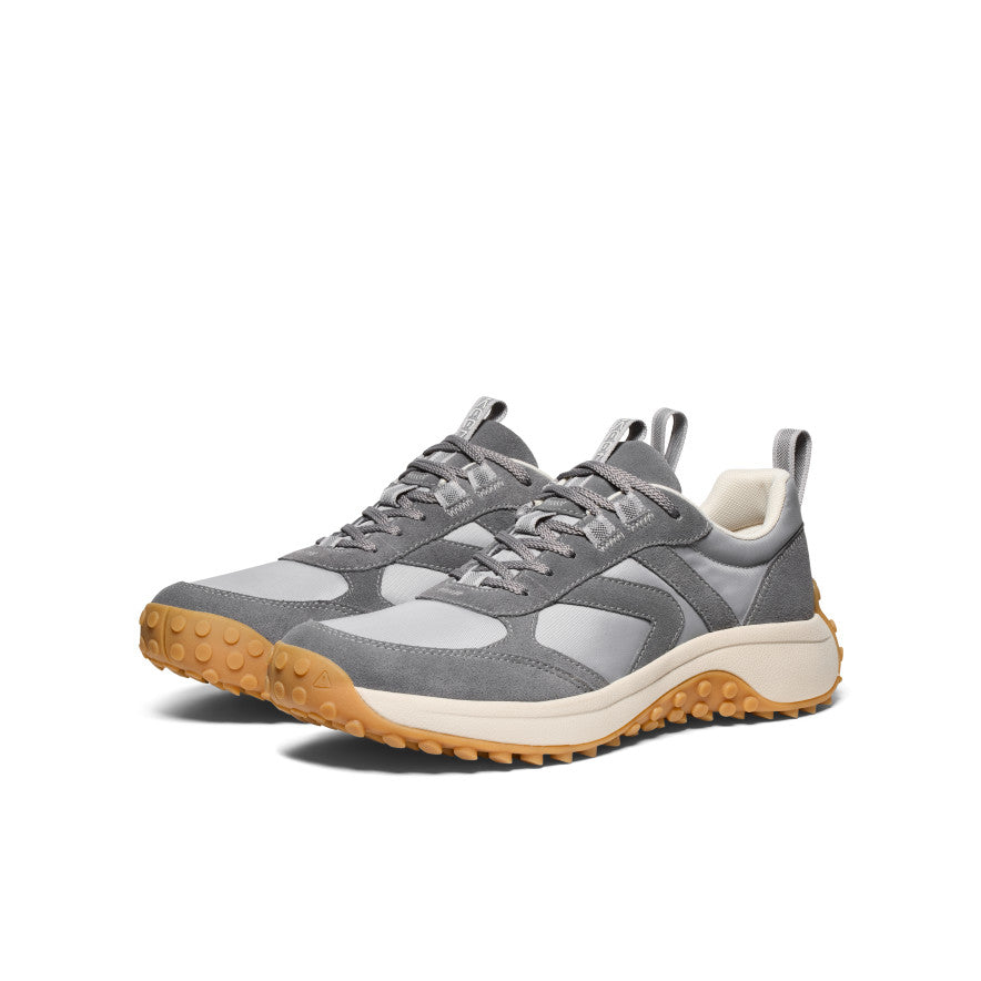 KS86 Men's Running Sneakers - Steel Grey & Alloy Color | Lightweight Comfortable Athletic Shoes for Jogging, Gym Workouts & Casual Wear