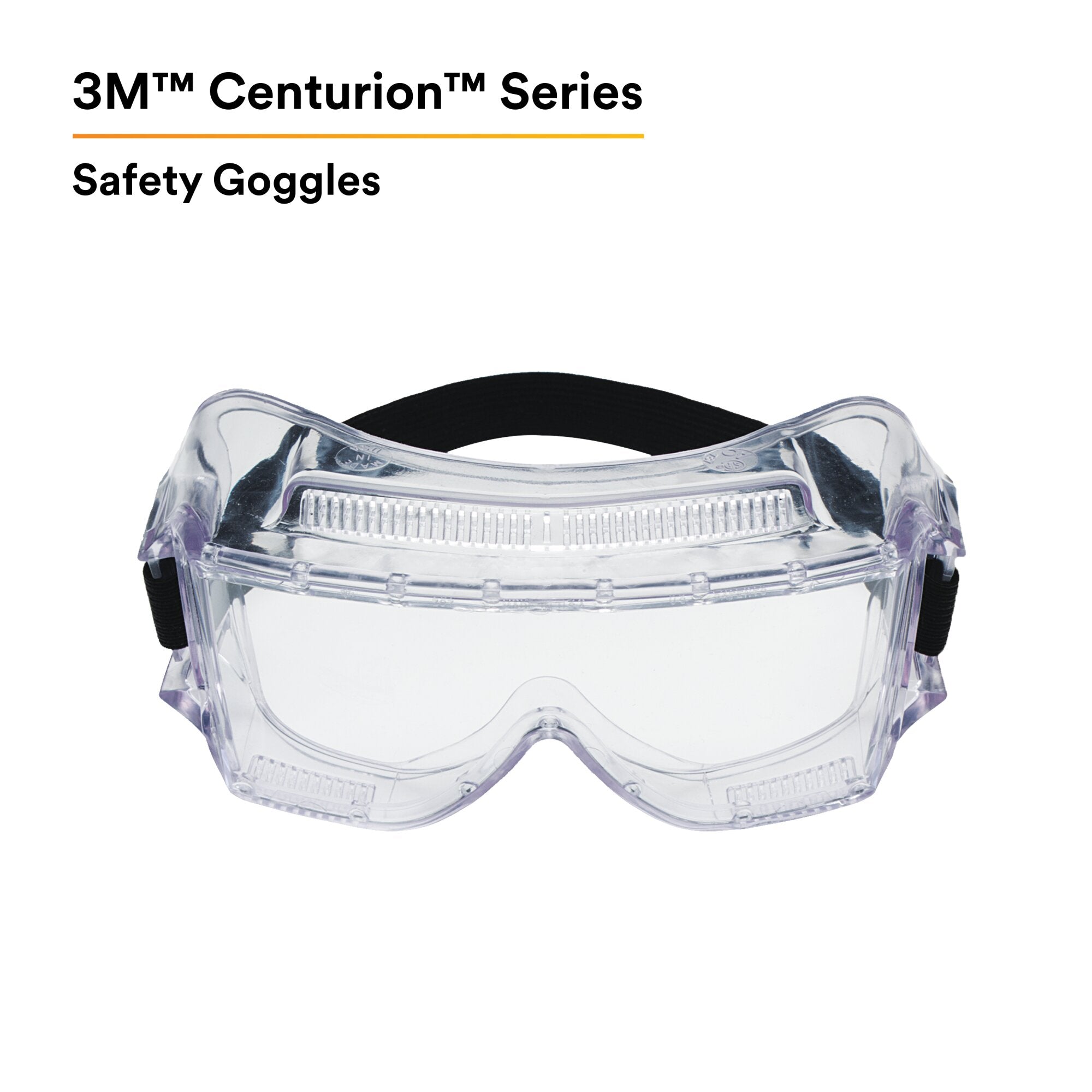 3M Centurion Impact Safety Goggles 452 40300 00000 10 - Clear Lens Protective Eyewear for Construction, Woodworking & DIY Projects - ANSI Z87.1 Certified Safety Glasses