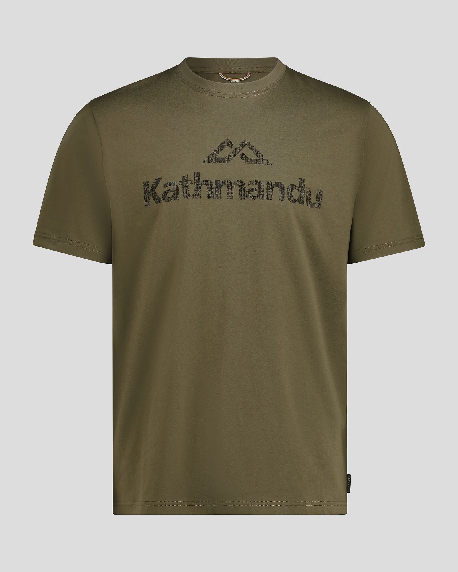 Premium Men's Organic Cotton T-Shirt with Logo - Light Moss Green - Comfortable & Eco-Friendly Casual Wear for Everyday Use