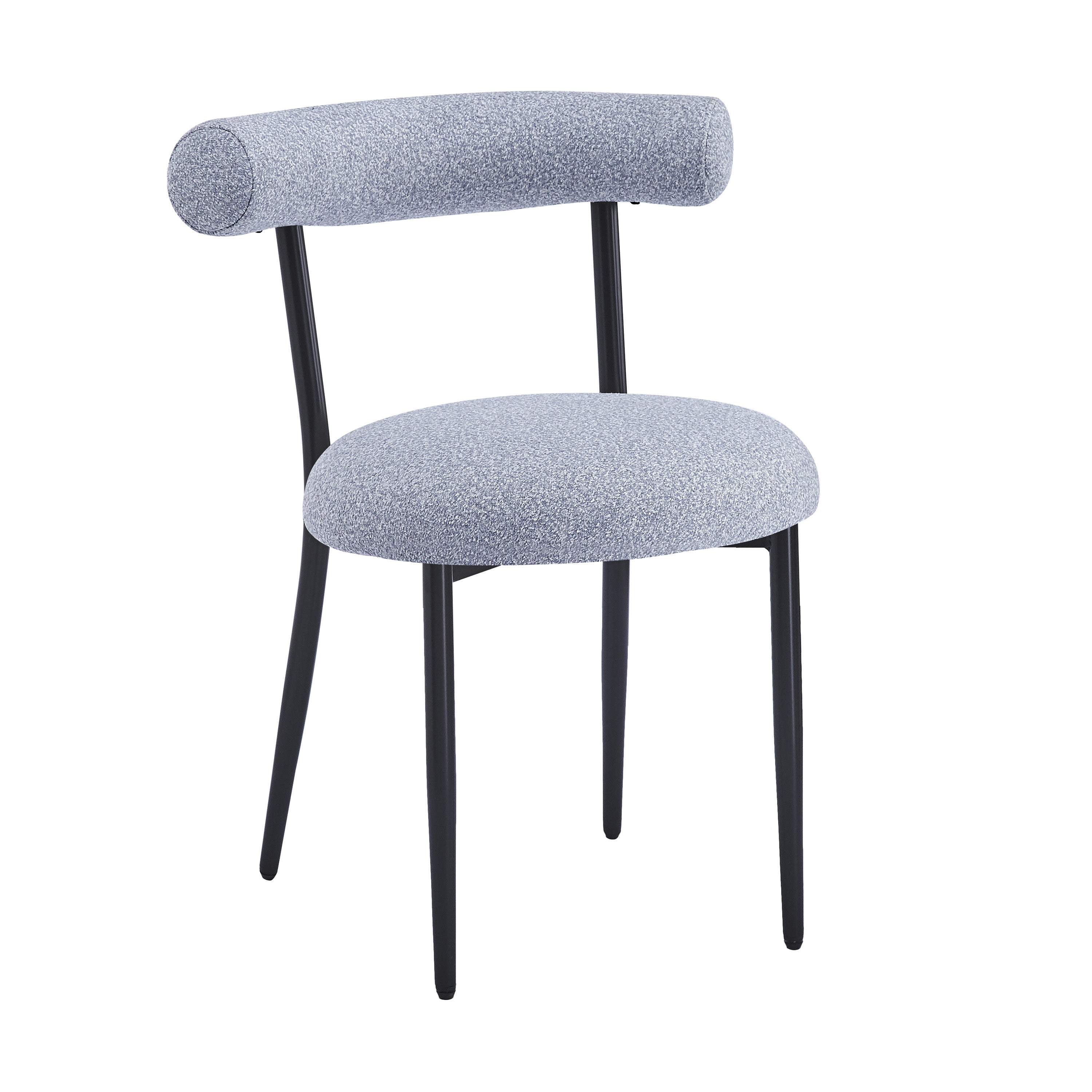 Modern Dining Chairs Set of 2 - Sturdy Wooden Kitchen Chairs with Padded Seats - Perfect for Dining Room, Kitchen, Breakfast Nook & Small Spaces