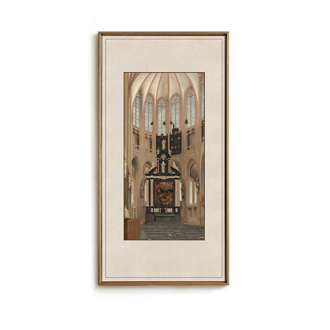Vintage Retro Wall Art Decor - Architectural Scenery Paintings for Living Room, Bedroom, Hallway & Corridor | Perfect for Home Decor, Office Spaces & Gift Giving