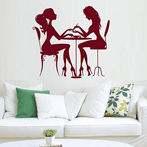 Vinyl Removable Wall Stickers - Nail Salon & Beauty Room Decor, DIY Art Wall Decals for Home & Salon Decoration | Perfect for Bedroom, Living Room, and Office Spaces