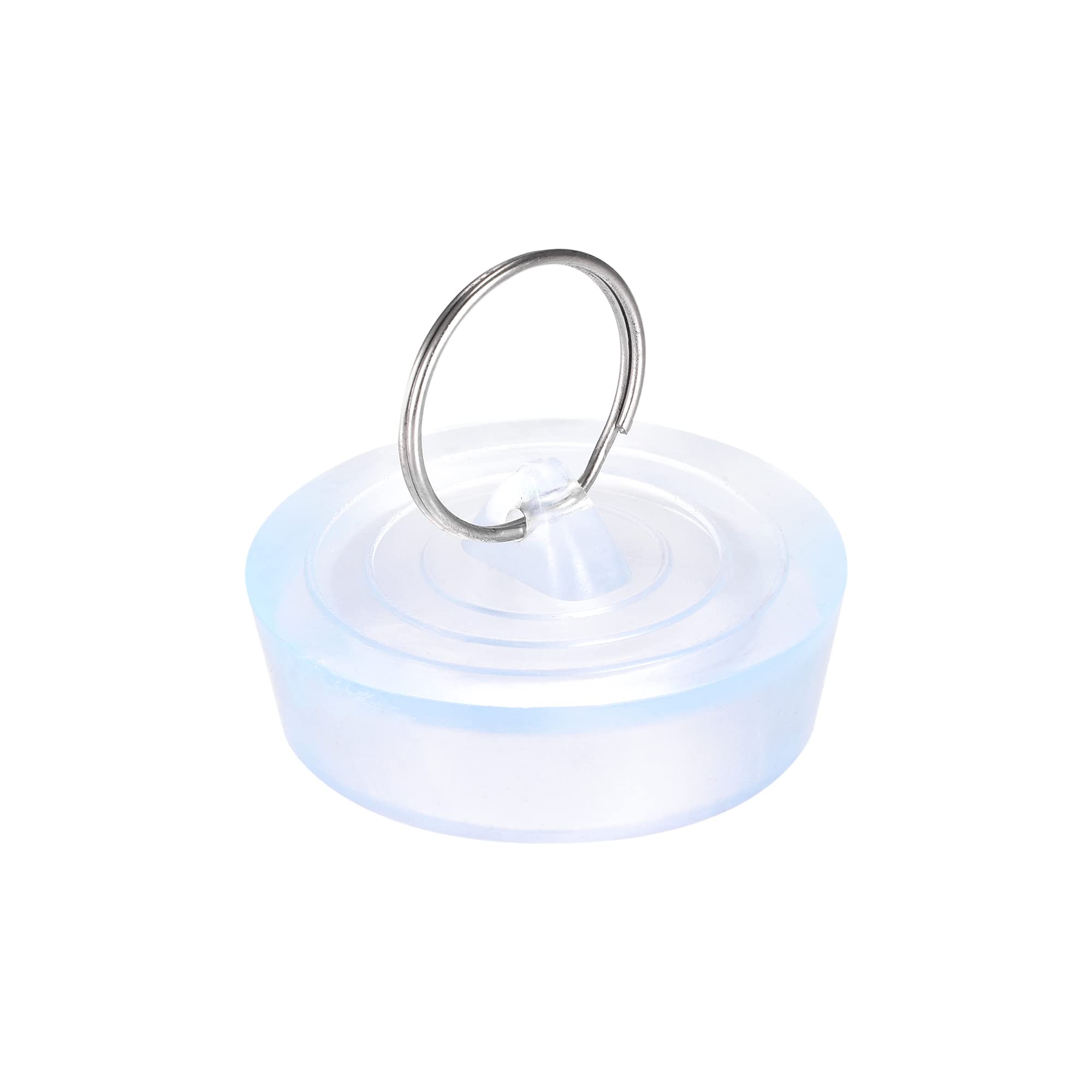 uxcell Clear Rubber Sink Plug - 1-3/4