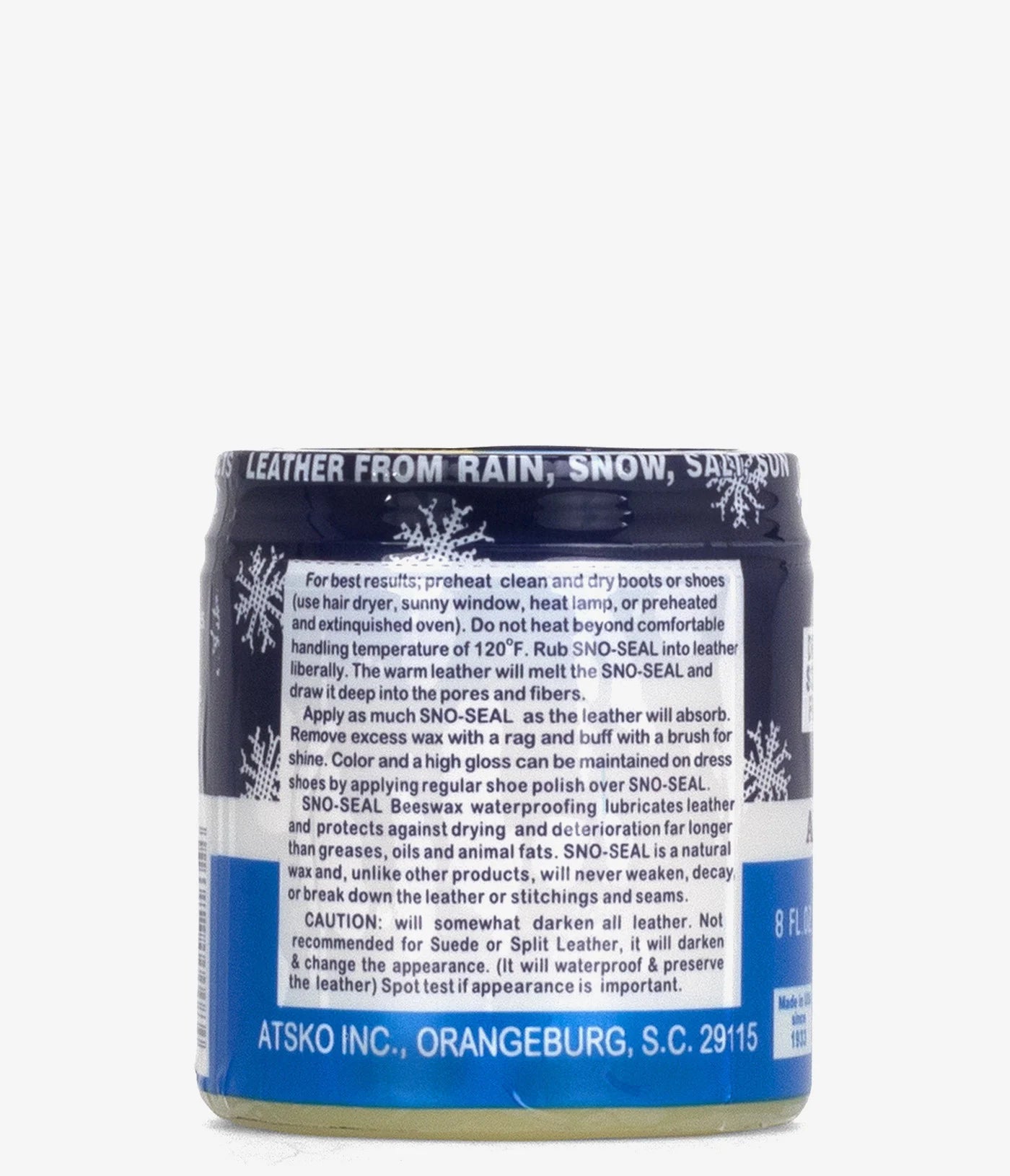 SNO SEAL Beeswax Leather Waterproofing Conditioner - Protect Boots, Bags & Outdoor Gear from Rain & Moisture