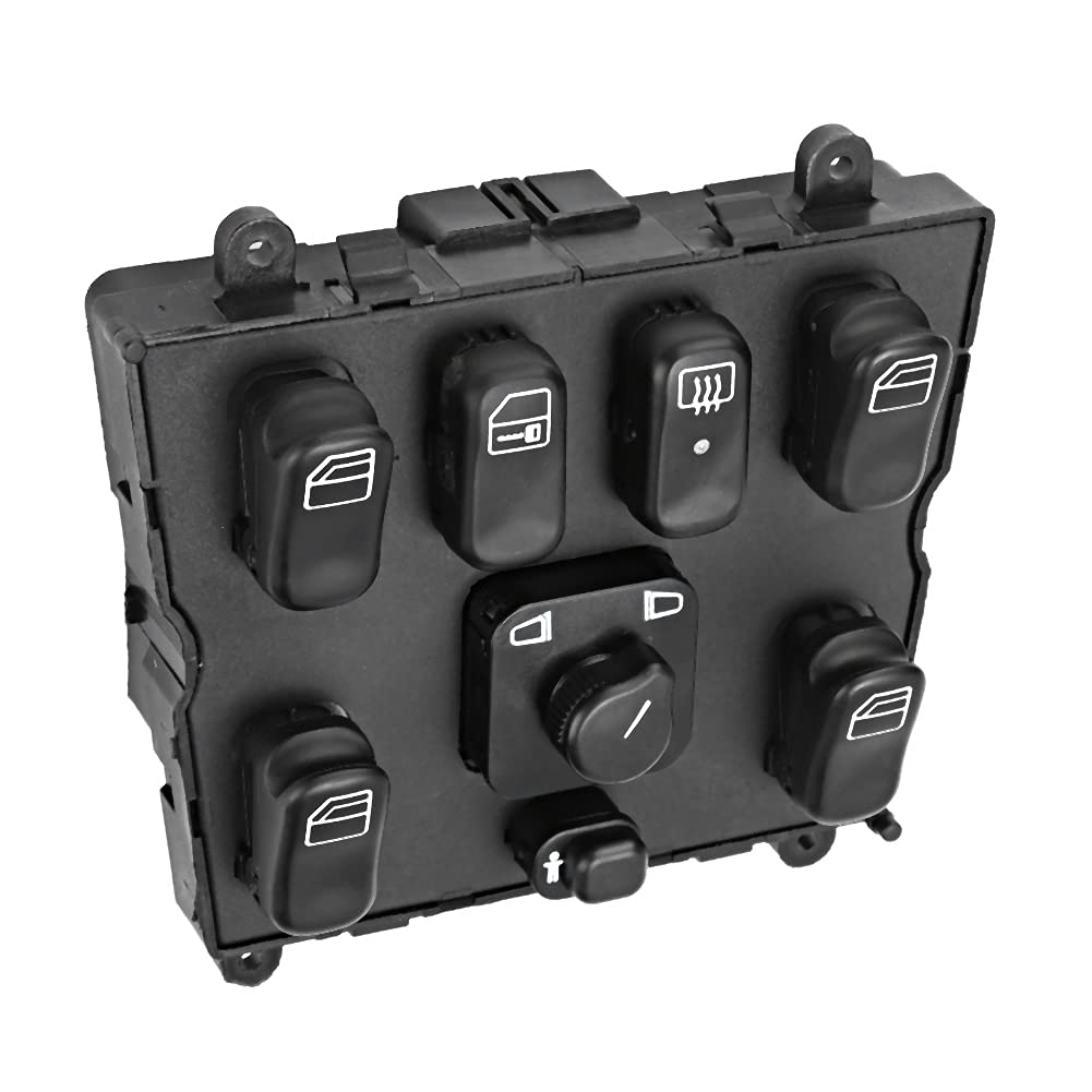 Power Window Master Switch Replacement A1638206610 - Compatible with W163 ML320 - Electric Window Control Switch for Smooth Operation - Perfect for Car Window Repair & Maintenance