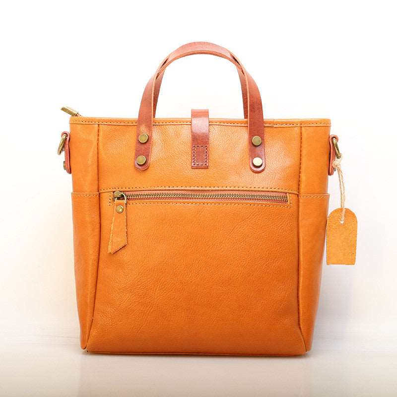 Premium Italian Leather Work Tote Bag for Women - Professional Office & Business Commuter Laptop Bag - Stylish & Durable Handbag for Work, Travel & Everyday Use