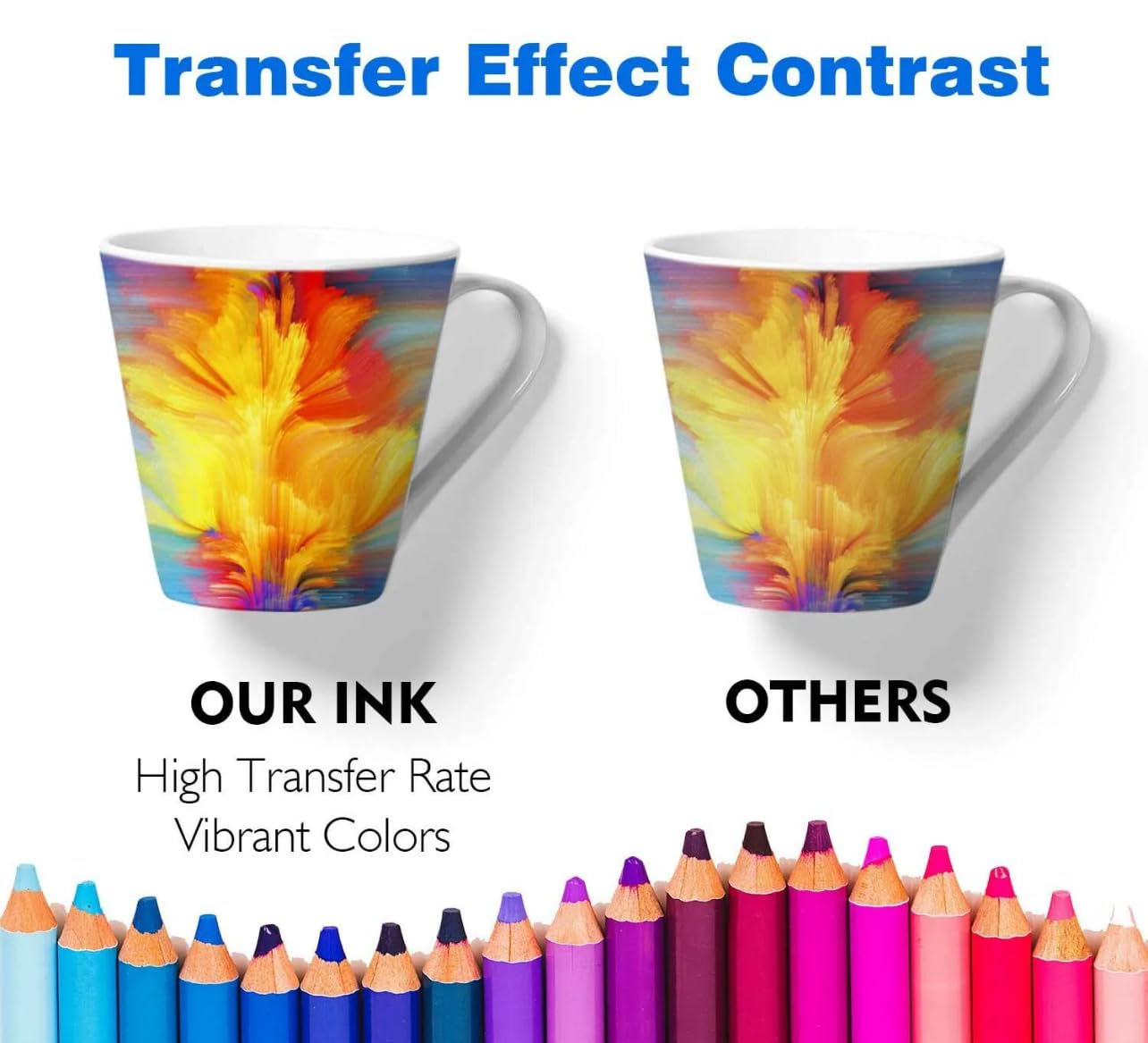 High-Quality Sublimation Ink 544 Autofill Replacement - Compatible with Ecotan Printers for Heat Press Transfers on Mugs, T-Shirts & More | UV-Resistant, ICC-Free, New & Sealed | Perfect for DIY Crafts, Personalized Gifts & Small Business Printing