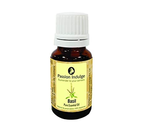 100% Pure Natural Tulsi (Holy Basil) Essential Oil - 10ml | Vegan, Undiluted, Therapeutic Grade | Aromatherapy, Relaxation & Skin Care