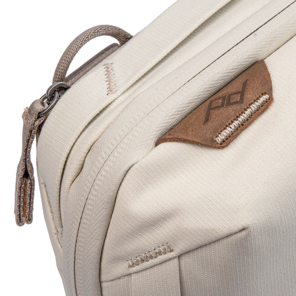 Peak Design Tech Pouch V2 - Premium Travel Organizer for Electronics & Cables (Bone Color) - Perfect for Business Trips, Digital Nomads & Everyday Carry