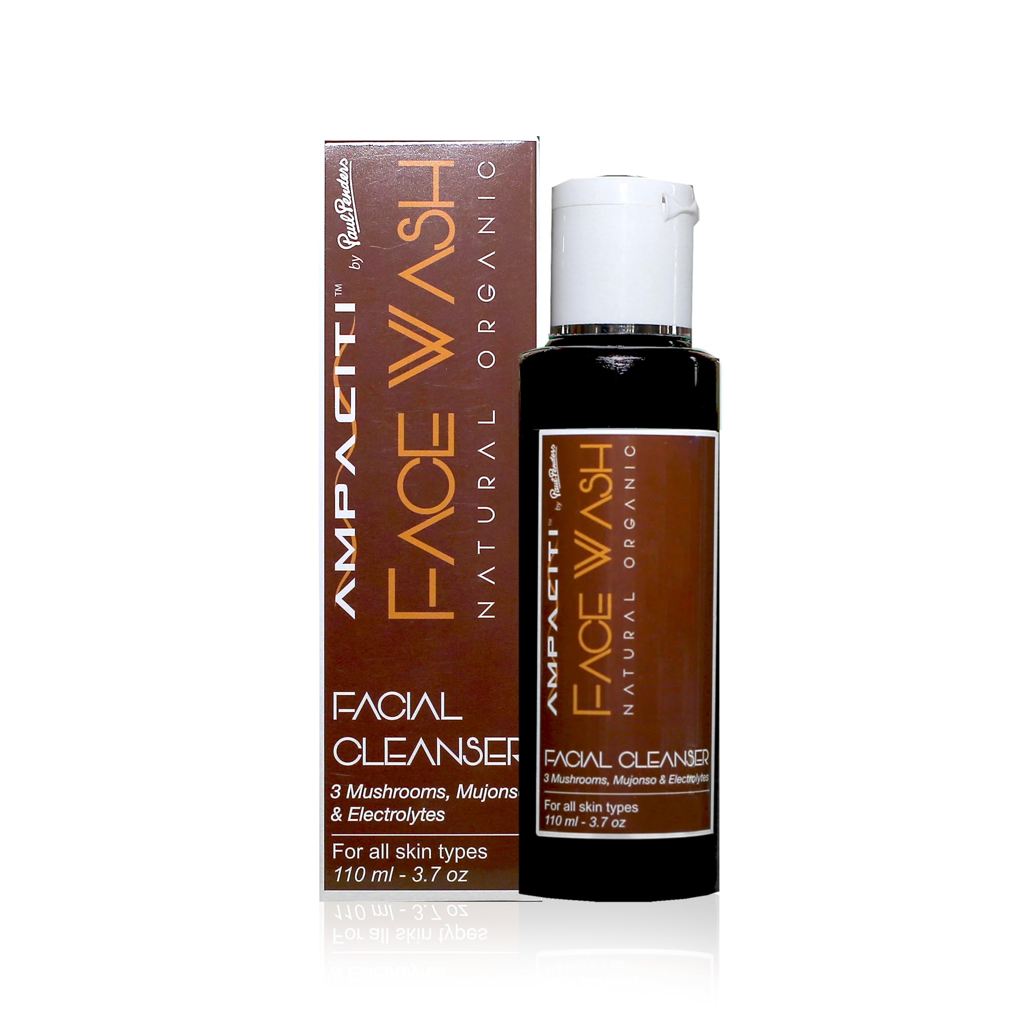Best Mushroom Face Wash for Clear Skin - Natural & Gentle Cleanser for Acne & Oily Skin - Perfect for Daily Skincare Routine & Sensitive Skin Care