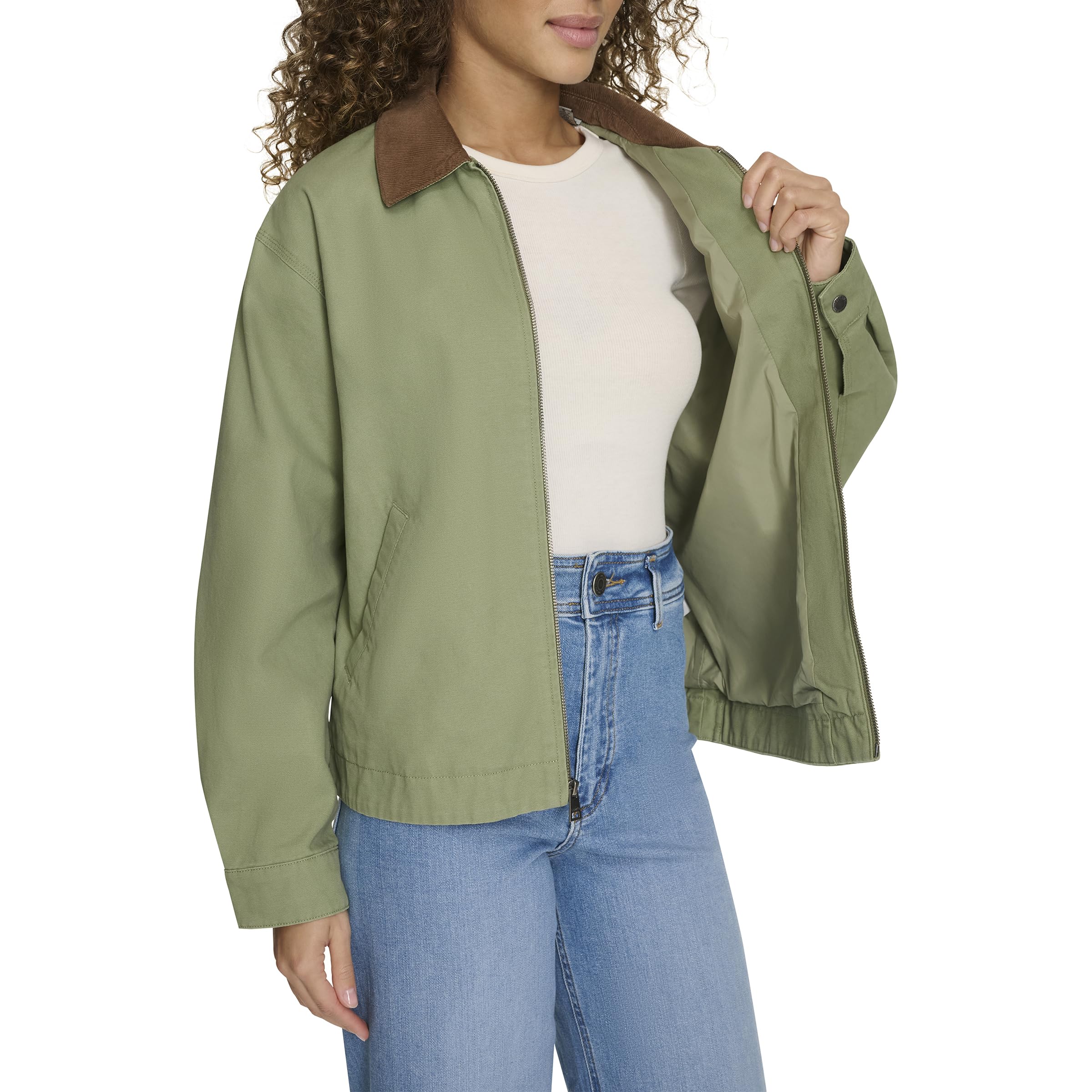 Levi's Women's Utility Jacket - Stylish & Durable Denim Jacket for Everyday Wear | Perfect for Casual Outfits, Outdoor Adventures & Layering in Fall & Spring