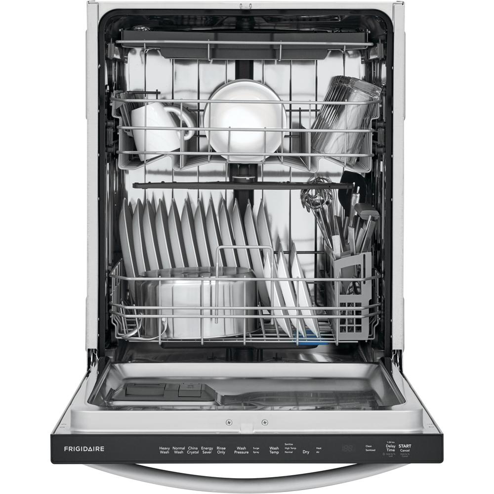 Frigidaire FDSH4501AS 24 Inch Built-In Stainless Steel Dishwasher with EvenDry Technology - Perfect for Modern Kitchens and Large Family Meals