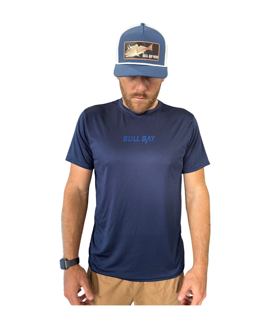 Bull Bay Performance+ Tee - Premium Moisture-Wicking Men's Workout Shirt for Gym & Running - Ideal for Fitness Training, Jogging, and Outdoor Activities