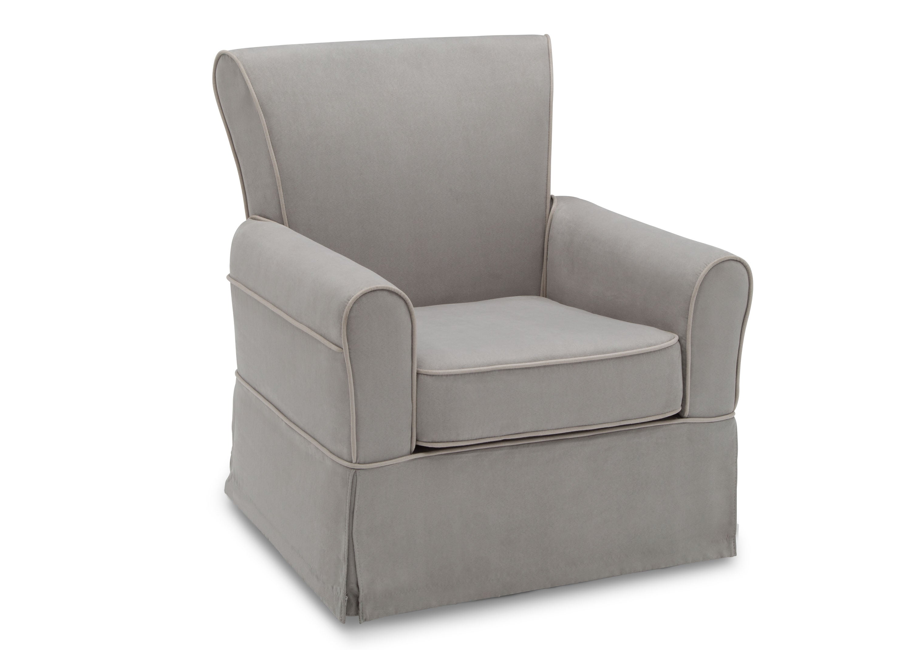 Benbridge Upholstered Glider Recliner Chair - Comfortable Nursery Rocking Chair with Padded Seat and Back Support - Perfect for Baby Nurseries, Living Rooms & Bedrooms