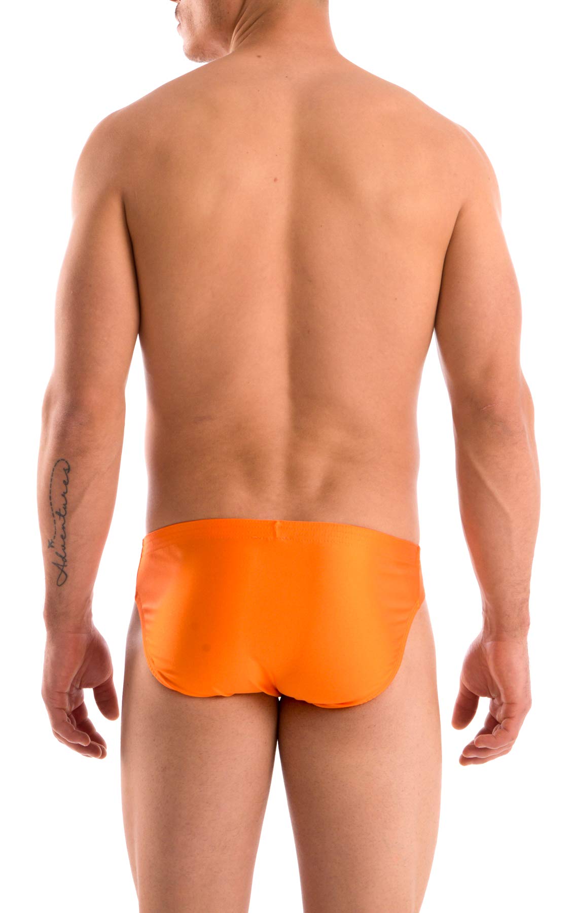Gary Majdell Sport Men's Solid Contour Pouch Bikini Swimsuit - Quick-Dry Swim Briefs for Beach, Pool & Gym Workouts