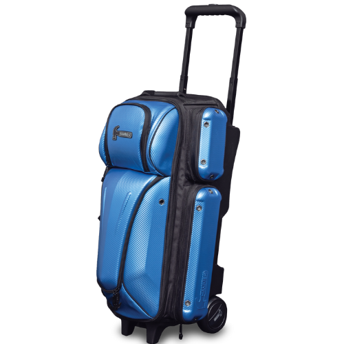 Hammer Carbon Shield Triple Roller Blue Bowling Bag - Durable & Lightweight for Bowling Enthusiasts | Perfect for League Play & Practice Sessions
