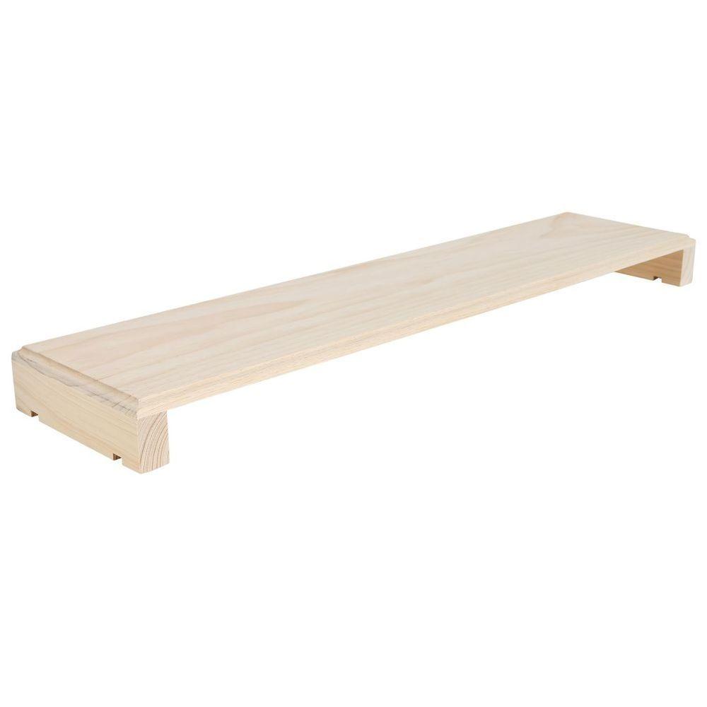 Modularack Top Shelf for 24 Bottle Wine Rack - Natural Wood Wine Storage Organizer - Perfect for Kitchen, Dining Room, or Wine Cellar Organization