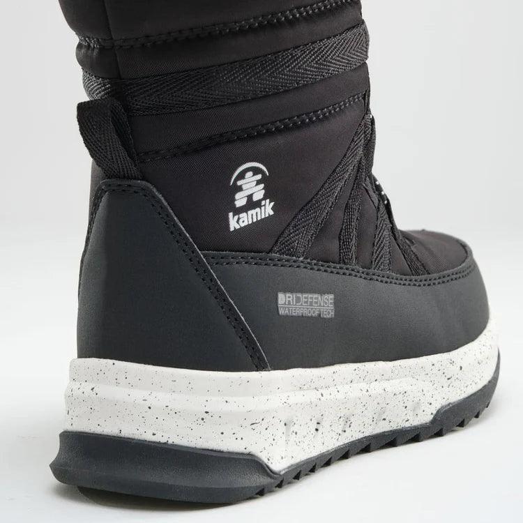 Kamik Stormy F Youth Kids Winter Snow Boots - Waterproof & Insulated for Boys & Girls (Sizes 1-8) - Perfect for Snow Play, Sledding & Cold Weather Adventures