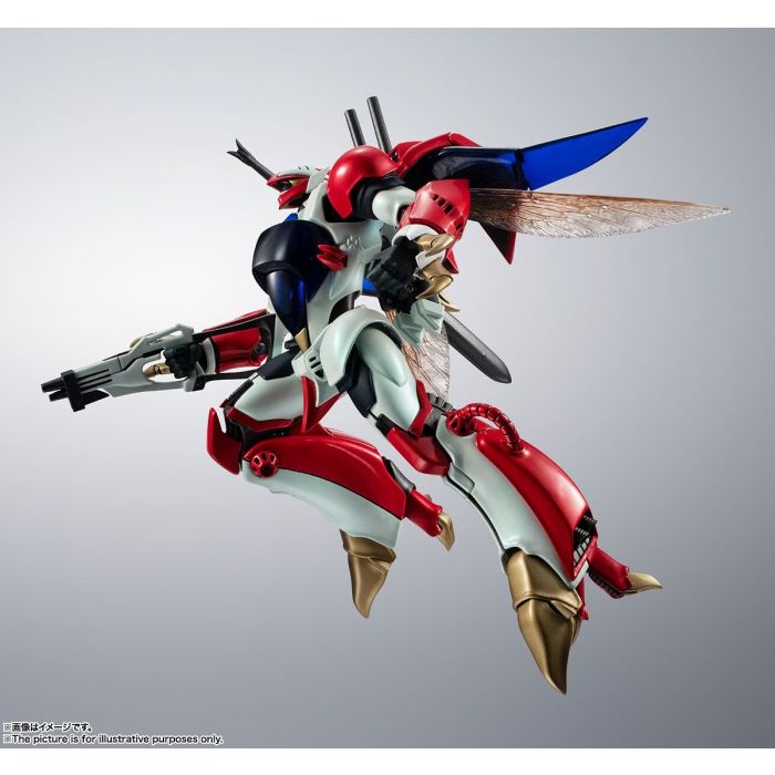 Bandai Metal Robot Spirits Aura Battler Billbine Action Figure Collectible Model - High-Quality Anime Robot Toy for Display & Collection | Perfect for Anime Fans, Model Enthusiasts & Gift Giving