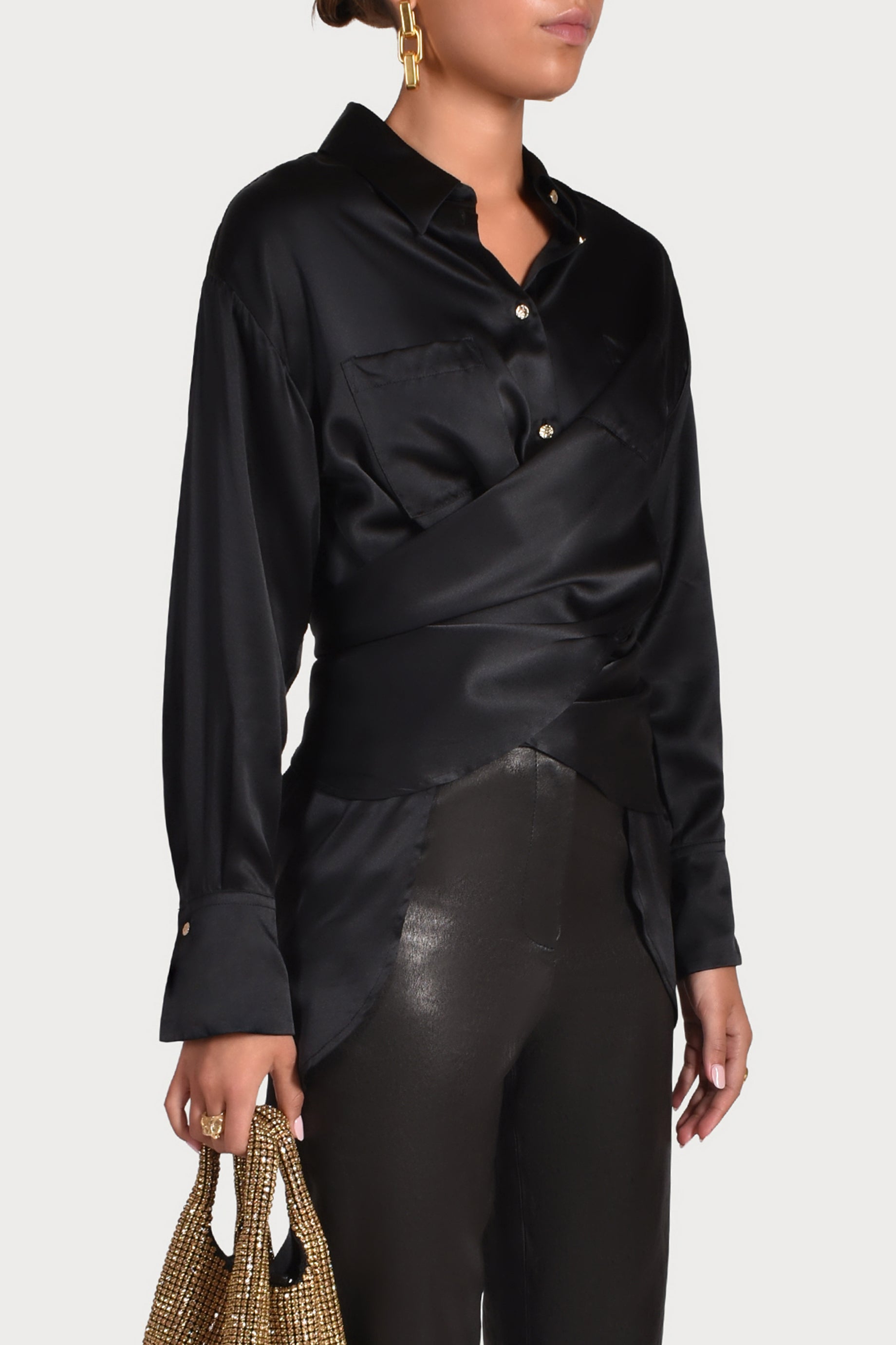 Husk LYON SHIRT Men's Casual Button Down Shirt in Black - Perfect for Office, Date Night & Outdoor Activities