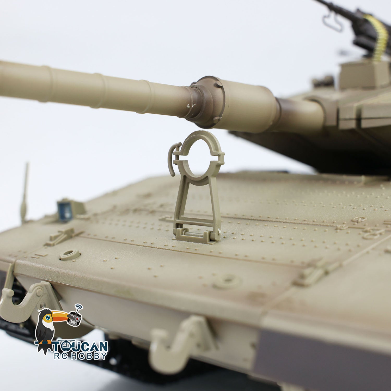 Heng Long 1/16 Scale RC Tank IDF Merkava MK IV - Metal Gearbox, 360° Rotating Barrel & Recoil - Remote Control Military Tank Model for Collectors & Battle Simulation