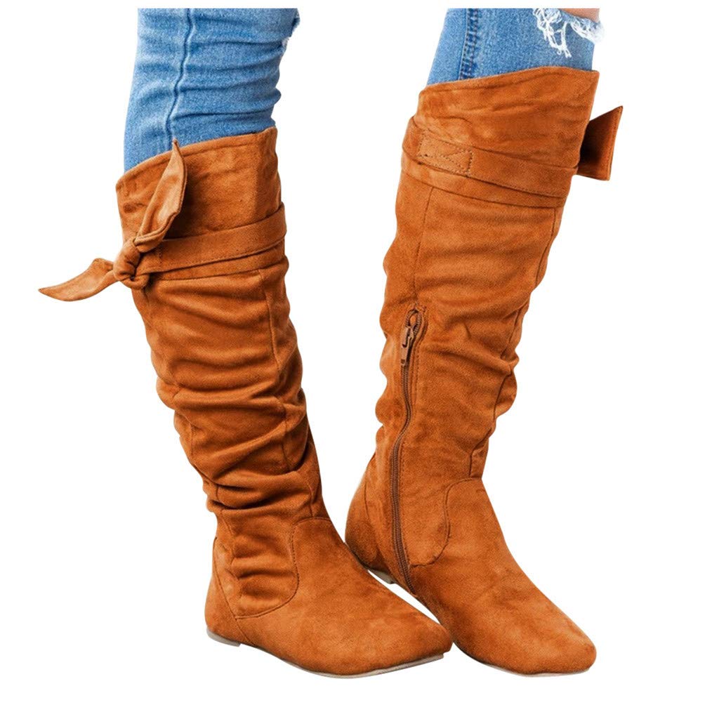 Vintage Women's Ankle Boots - Chunky Heel Lace Up Combat Booties for Women | Stylish Mid-Calf Boots with Thick Heel | Perfect for Fall Fashion, Casual Outfits & Streetwear Looks