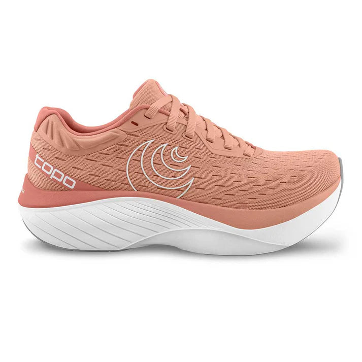 Women's Atmos Sneakers in Dusty Rose & White - Stylish Comfort for Casual Wear, Running & Everyday Fashion