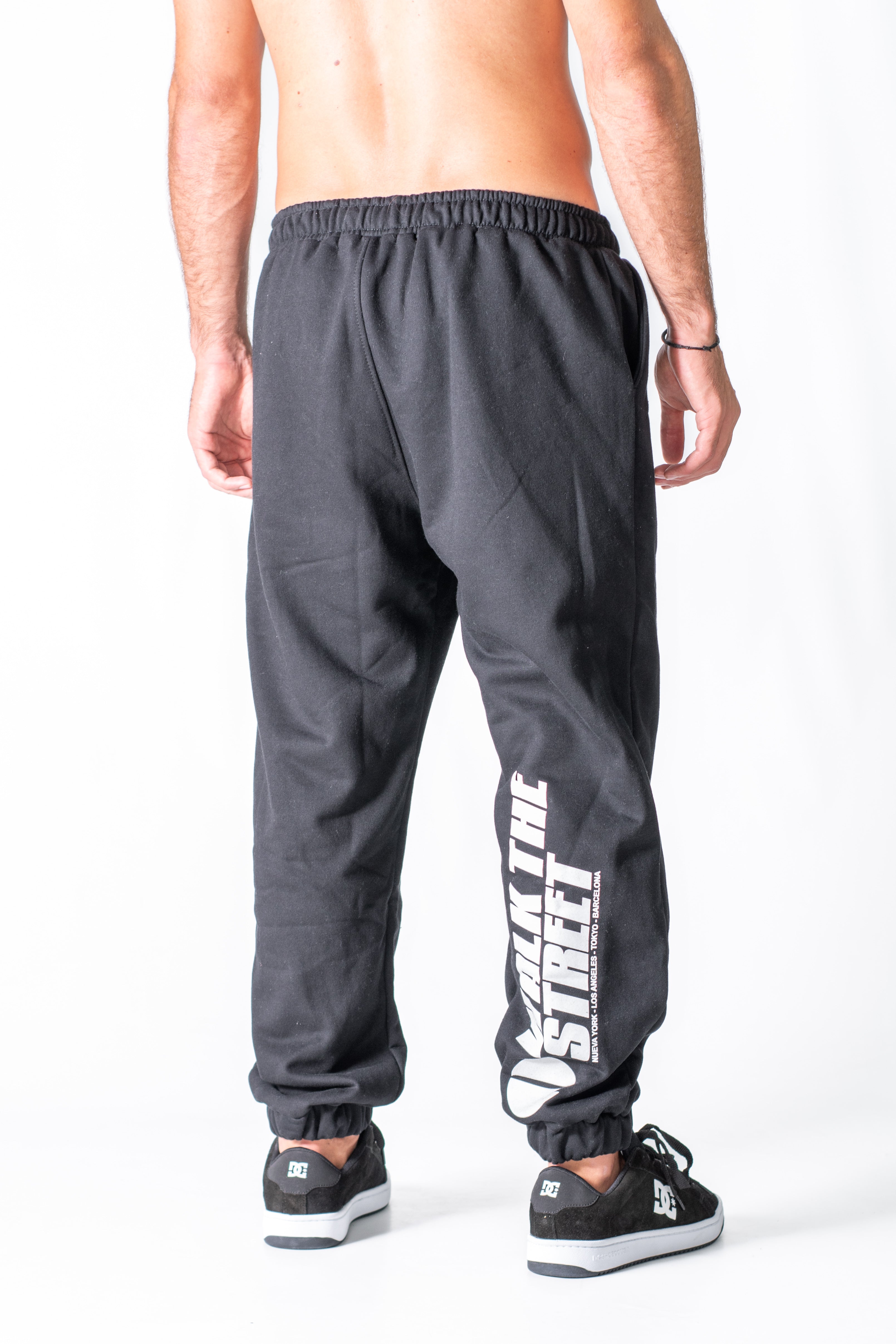Men's Jogging Pants - Black Athletic Running Sweatpants for Gym, Workout & Casual Wear | Comfortable & Stylish
