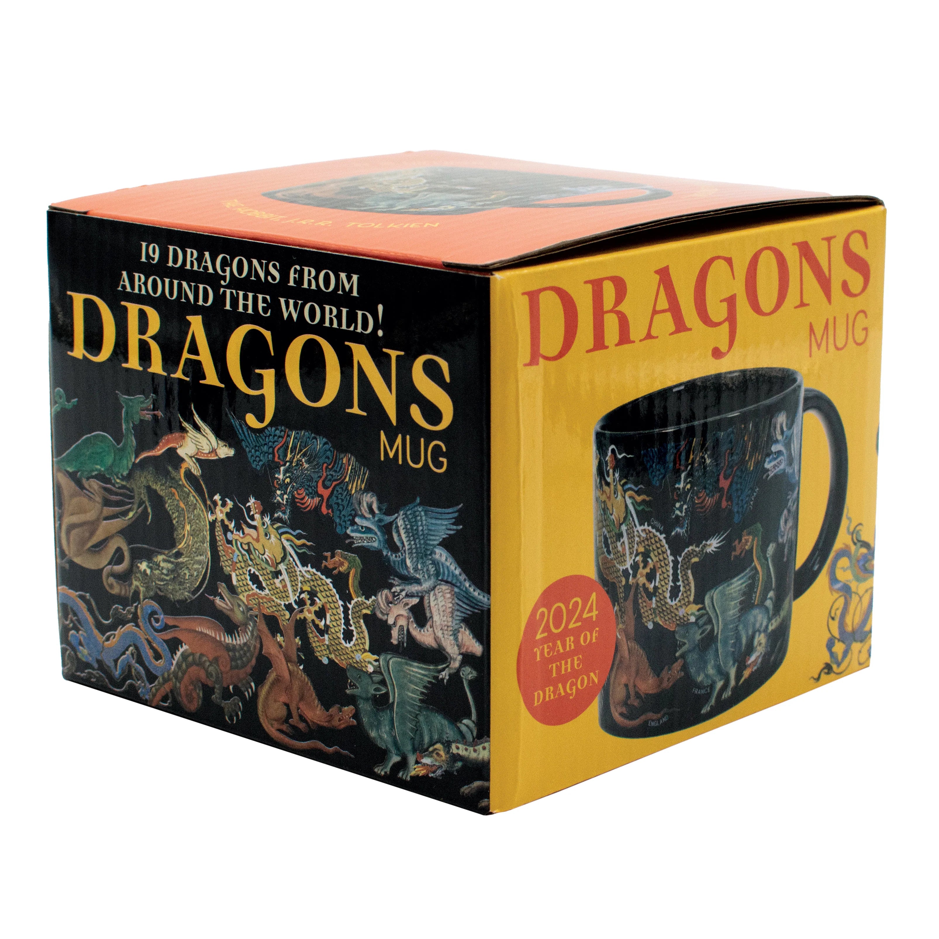 Dragon Themed Coffee Mug - Ceramic Cup with Unique Dragon Design for Tea, Coffee & Hot Drinks - Perfect Gift for Fantasy Lovers & Game of Thrones Fans