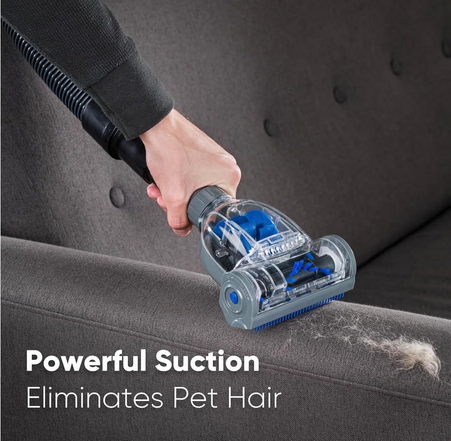Prolux Phantom Bagged Canister Deluxe Carpet Cleaner with Power Nozzle - Powerful Deep Cleaning for Carpets, Upholstery, and Hard Floors