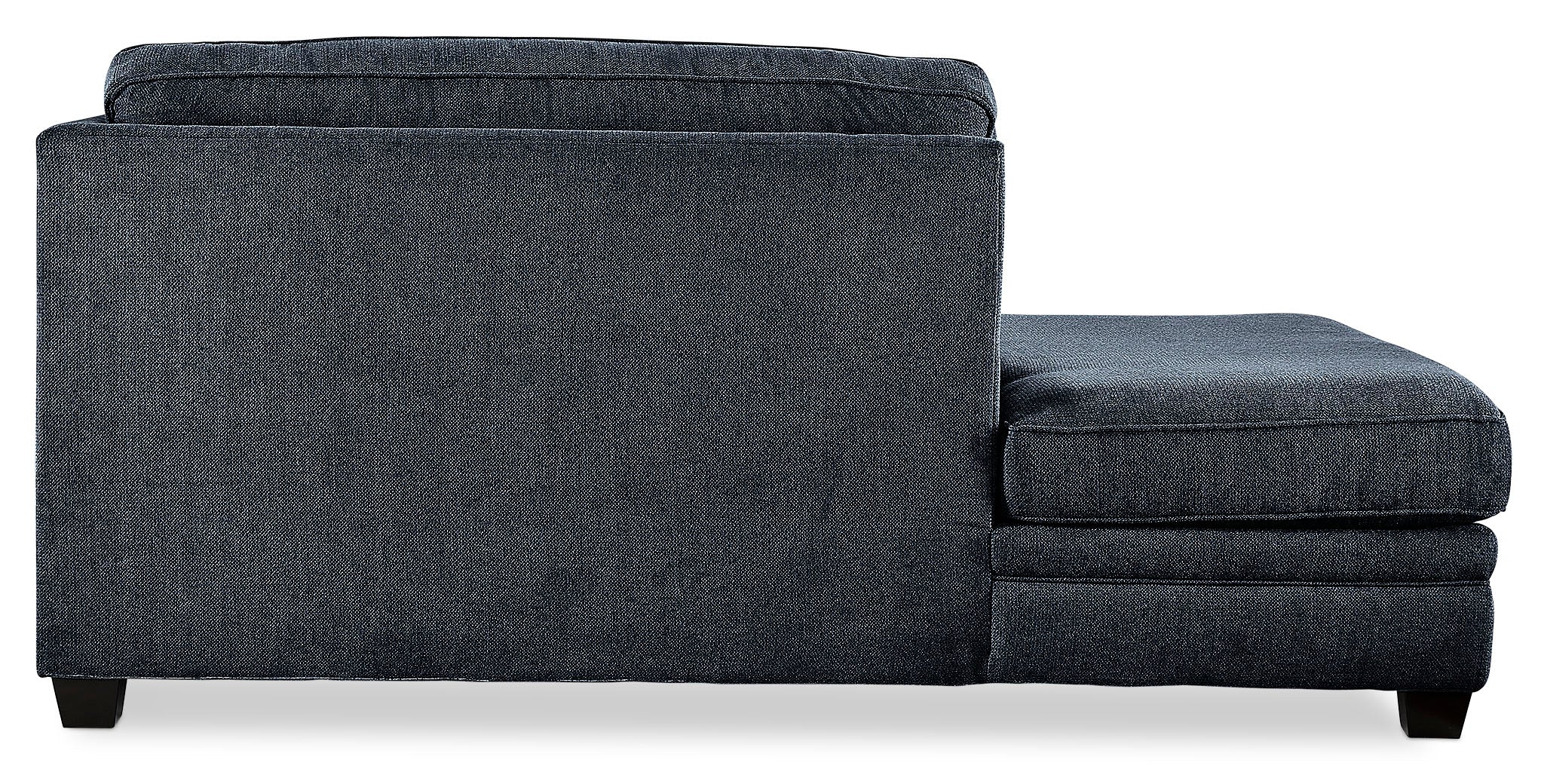 Anastasia 2-Piece Sectional Sofa with Left Facing Chaise in Navy Blue - Perfect for Living Room, Family Room & Home Theater Seating