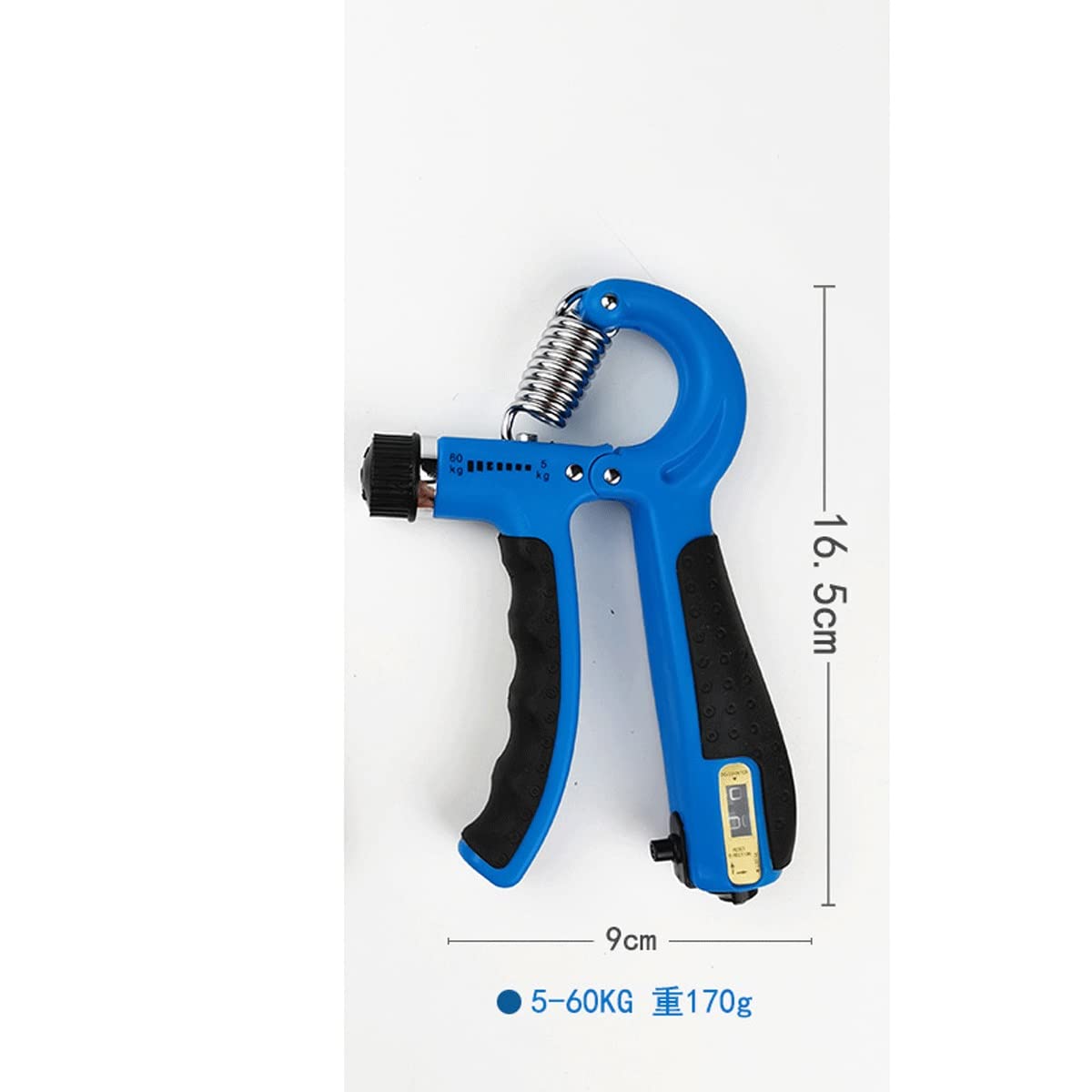 Adjustable Hand Grip Strengthener 11-132Lbs - Non-Slip Grip Strength Trainer for Forearm & Finger Exercises - Orange Resistance Bands for Muscle Building & Physical Therapy - Perfect for Gym, Office & Home Workouts
