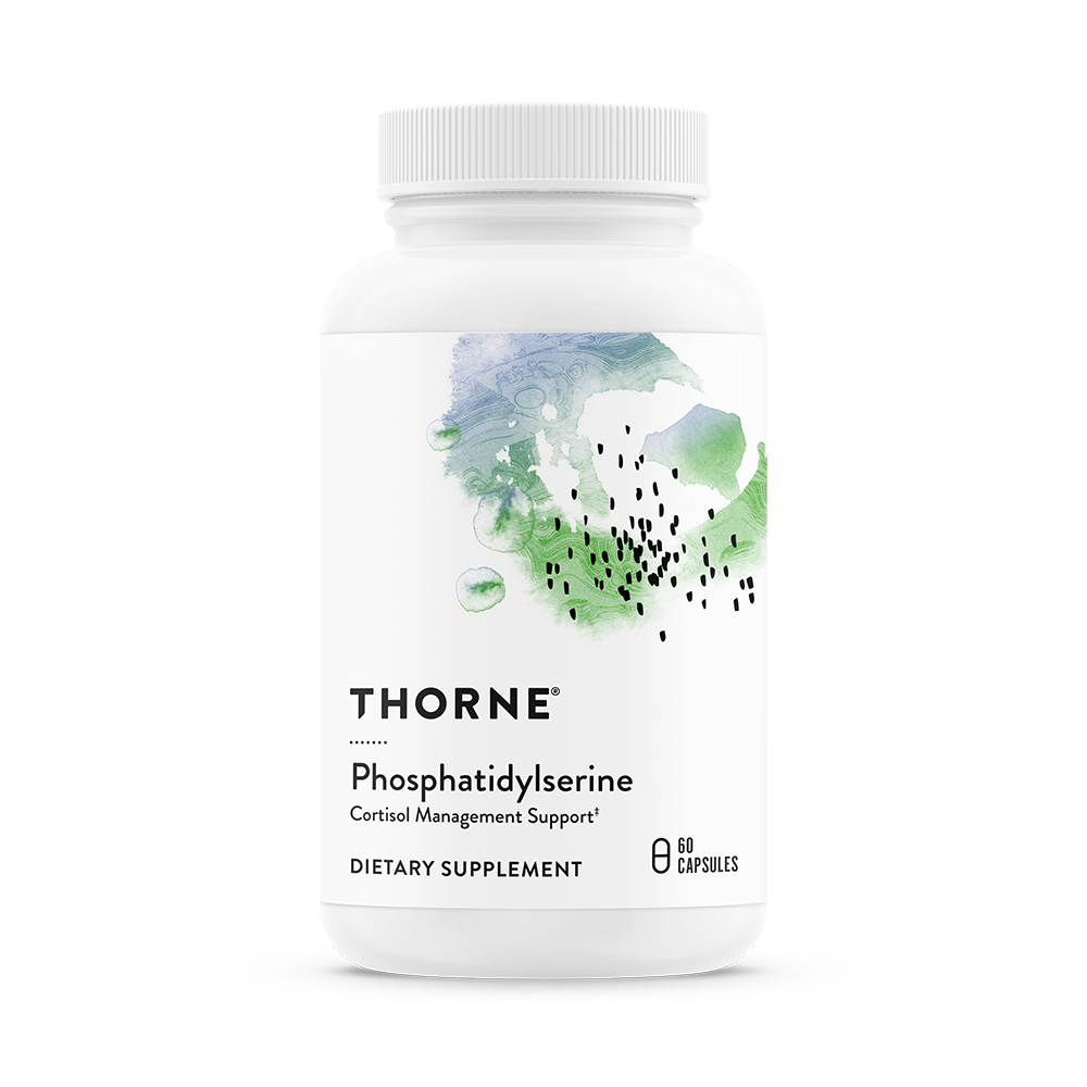 Thorne Phosphatidylserine (SF715) - Premium Brain Health Supplement for Memory & Focus - Supports Cognitive Function & Stress Relief - Ideal for Students, Professionals & Seniors