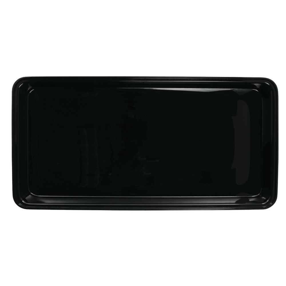 Premium Delfin Black Acrylic Serving Tray - 24