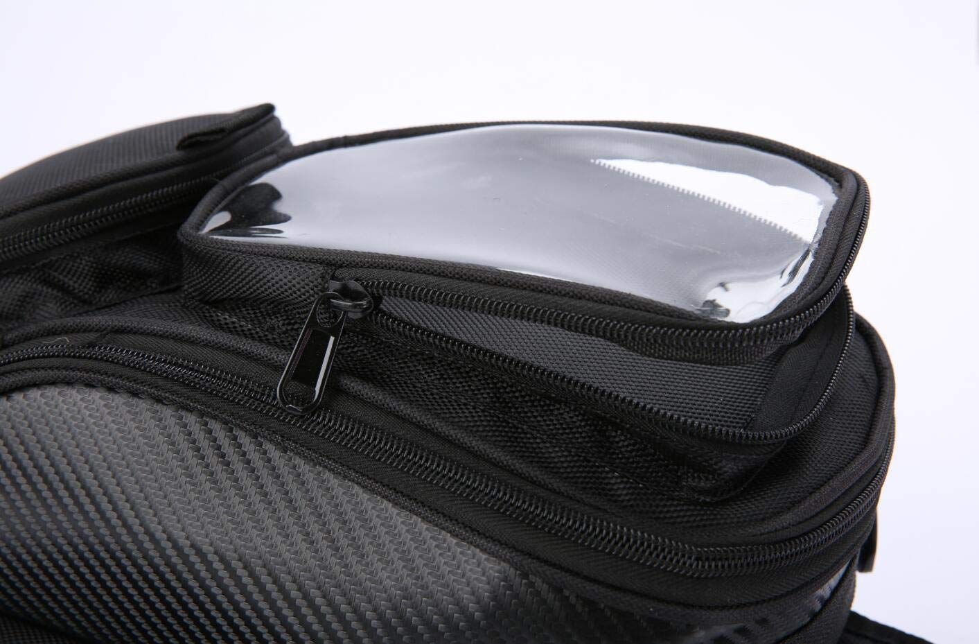 Waterproof Magnetic Motorcycle Tank Bag - Large Window, Super Strong Magnets for Honda, Yamaha, Suzuki, Kawasaki & Harley - Perfect for Road Trips & Commuting
